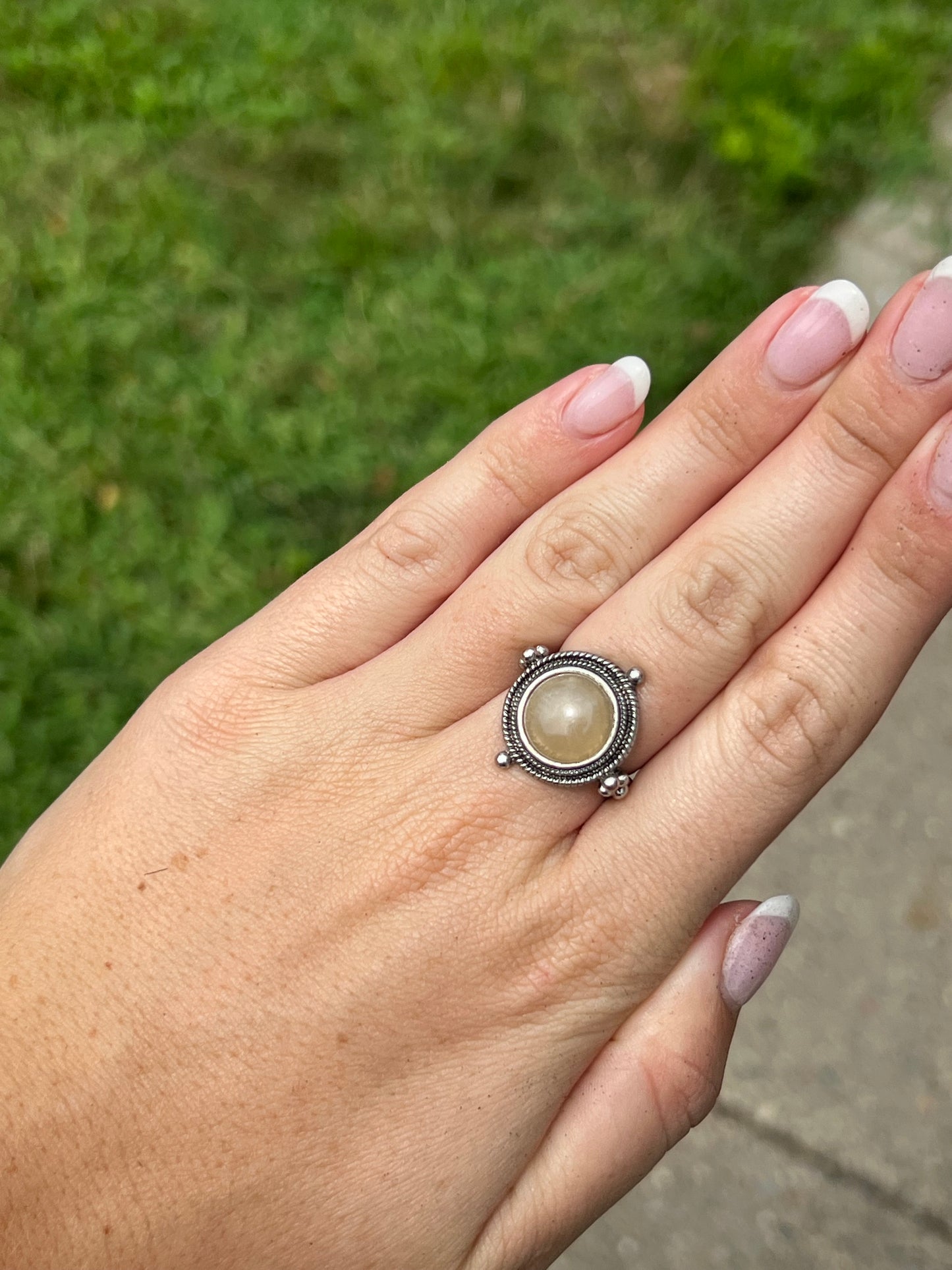 Opaque Stone Vintage Ring
