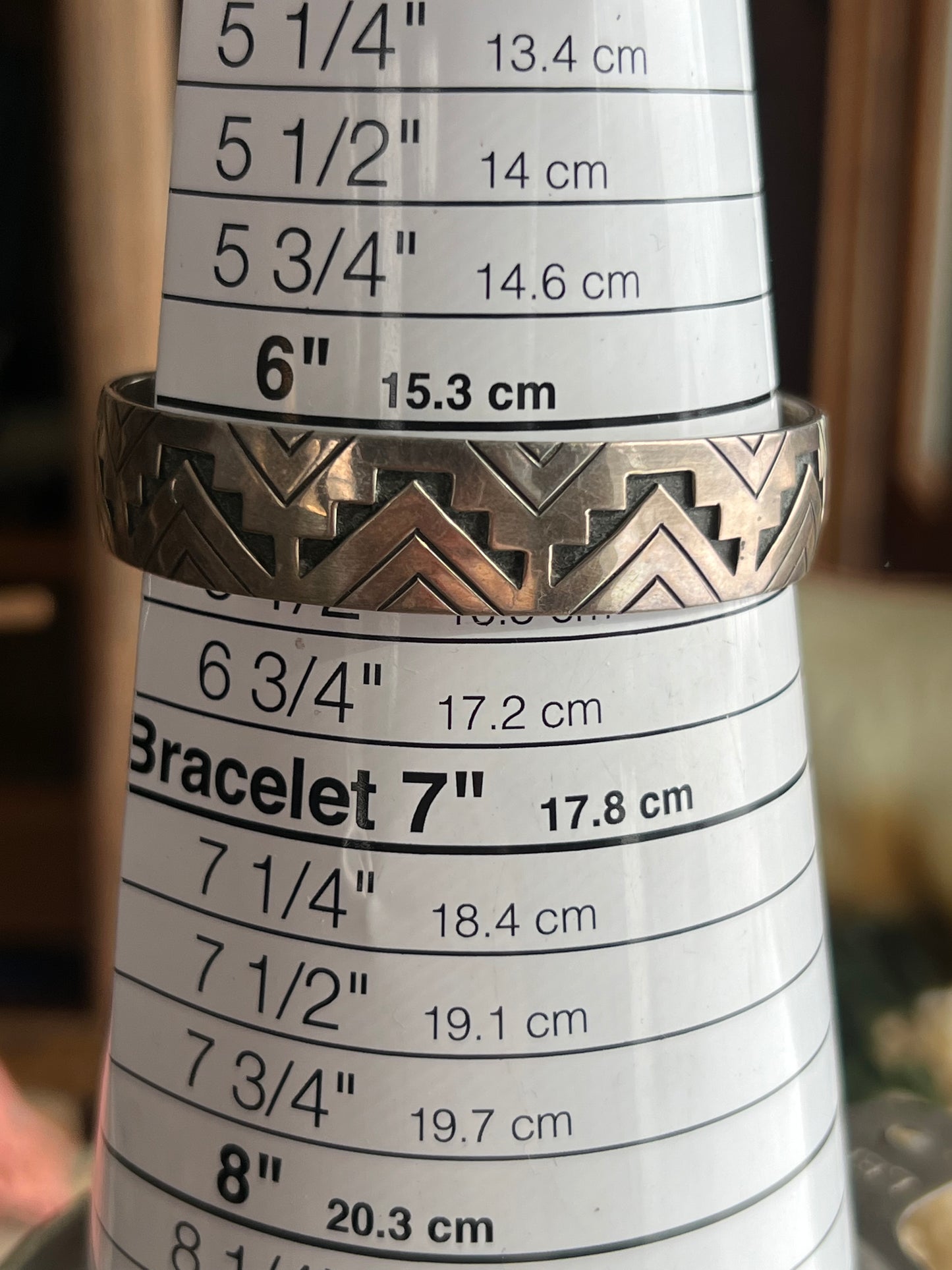 M. E. Behave Sterling Silver Cuff