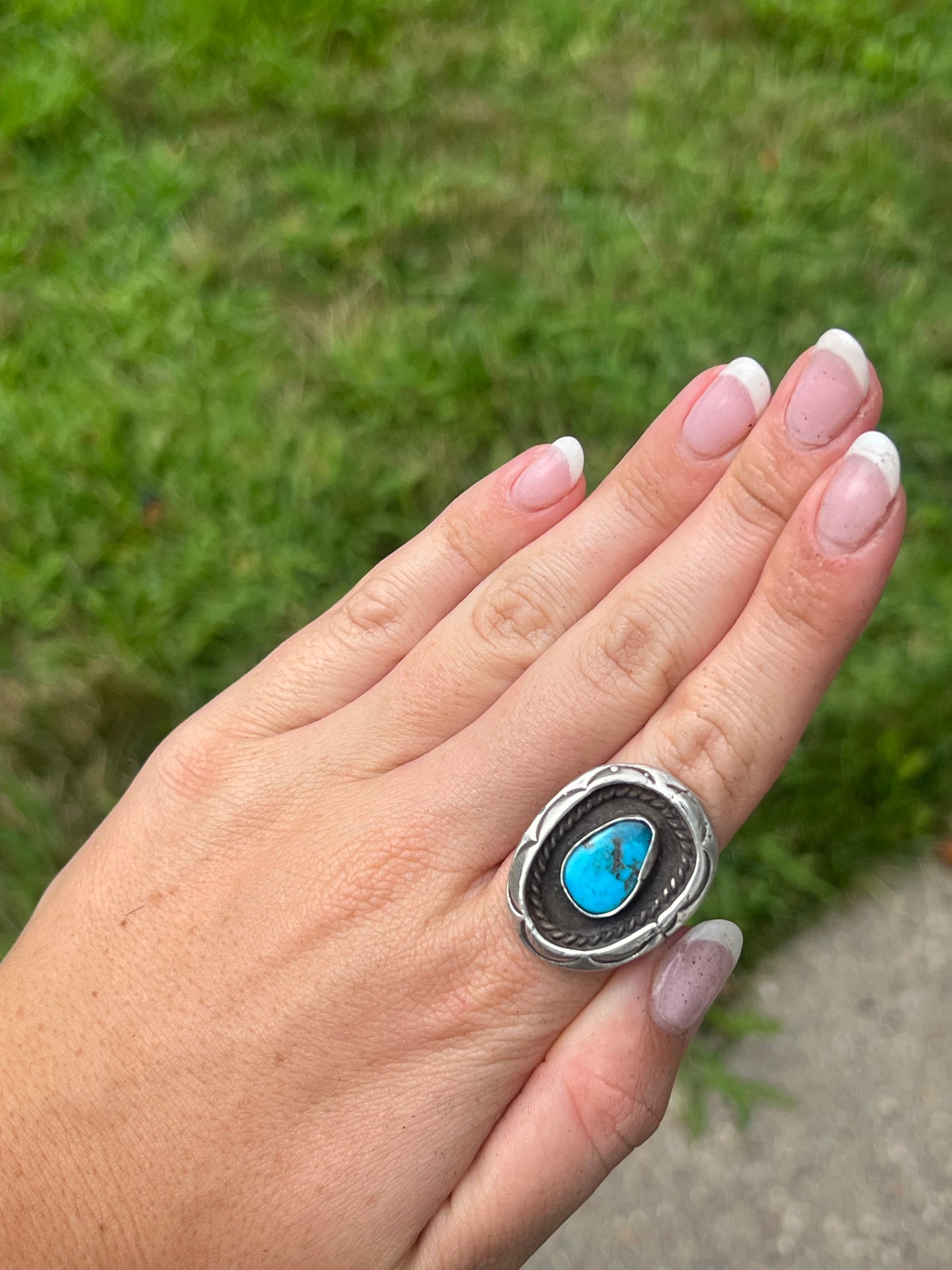 San Bernardino Turquoise Shadow Box Ring