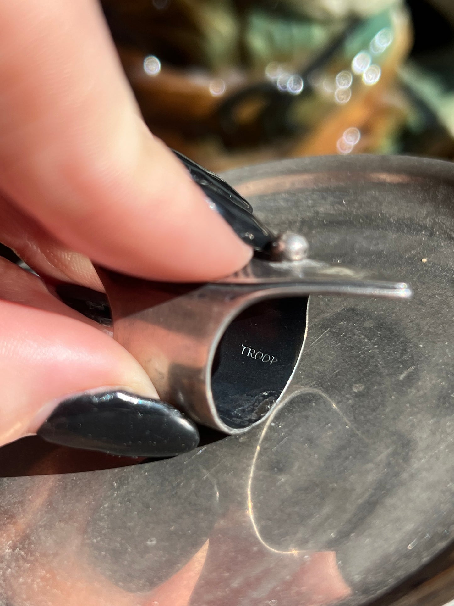 “TROOP” Silver Unique Ring