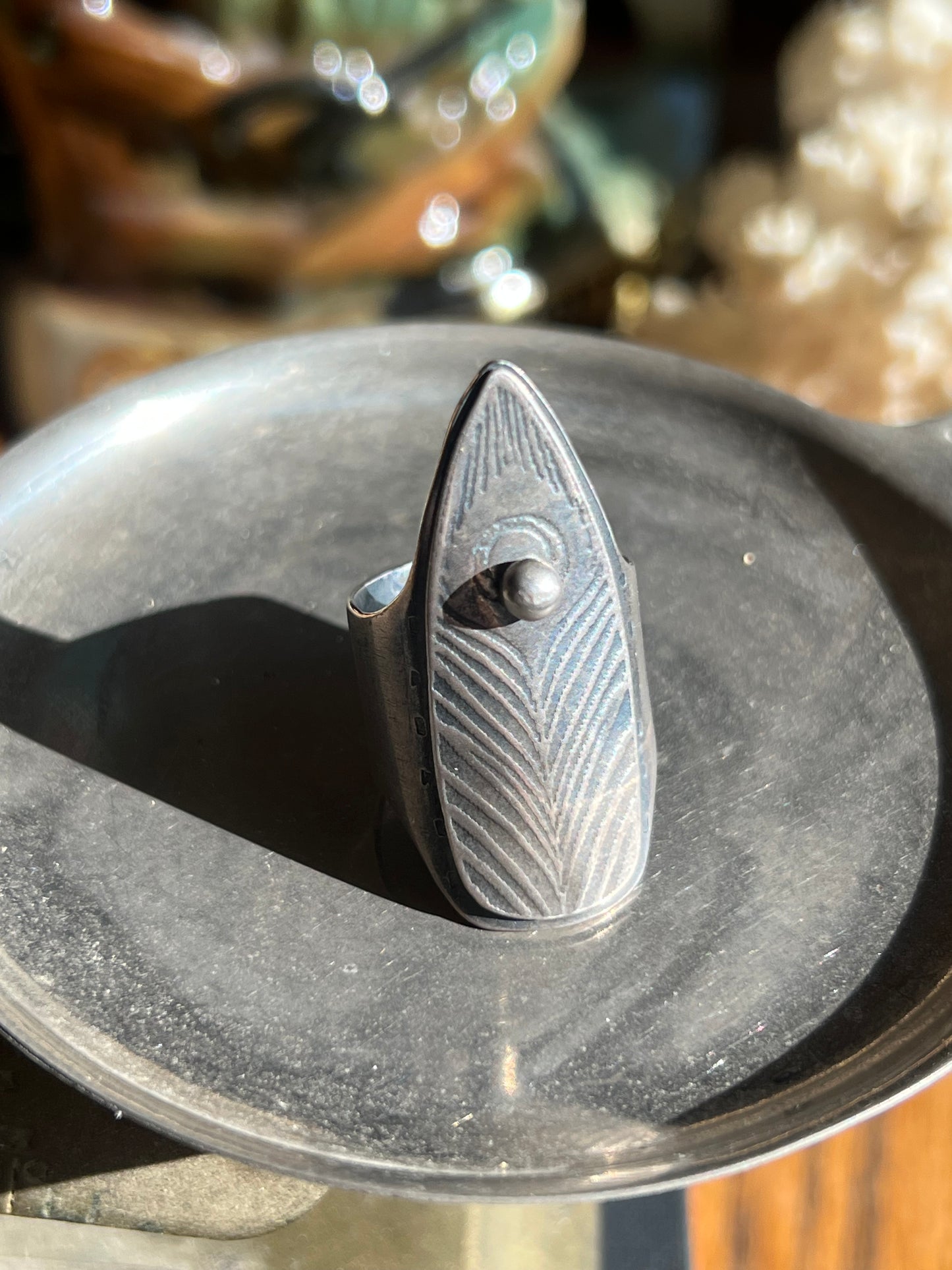 “TROOP” Silver Unique Ring