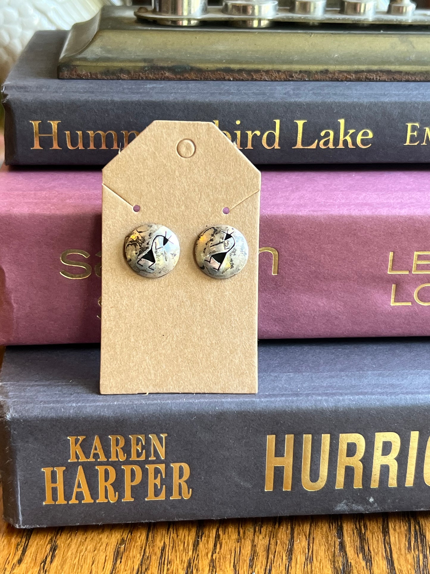 Hopi Overlay Post Earrings