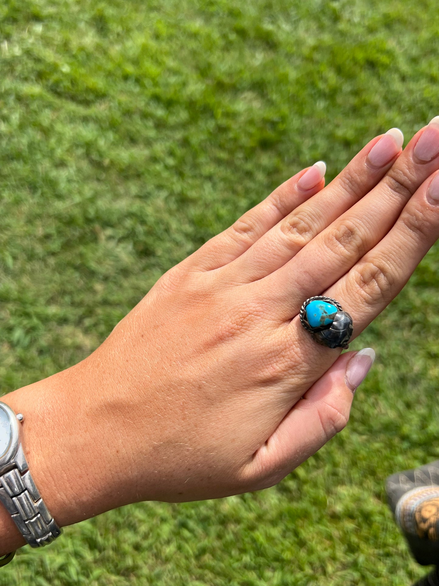 Vintage Kingman Turquoise Ring