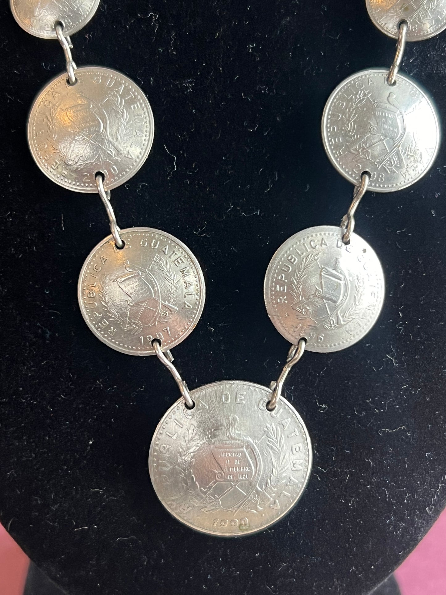 1990 Guatemalan Coin Necklace