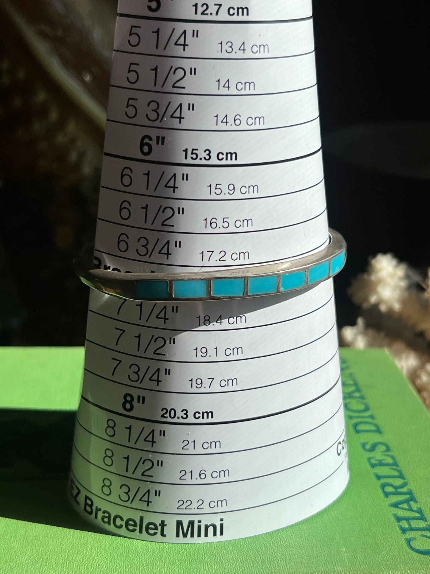 Turquoise Inlay Cuff