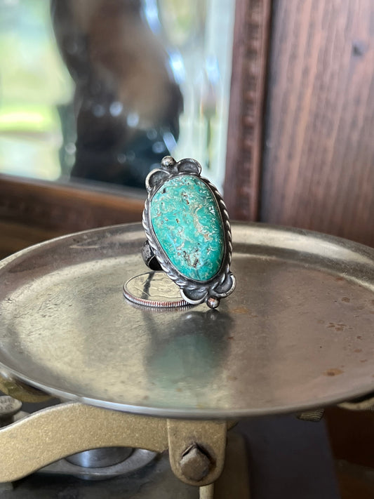 Vintage Crow Springs Turquoise Ring