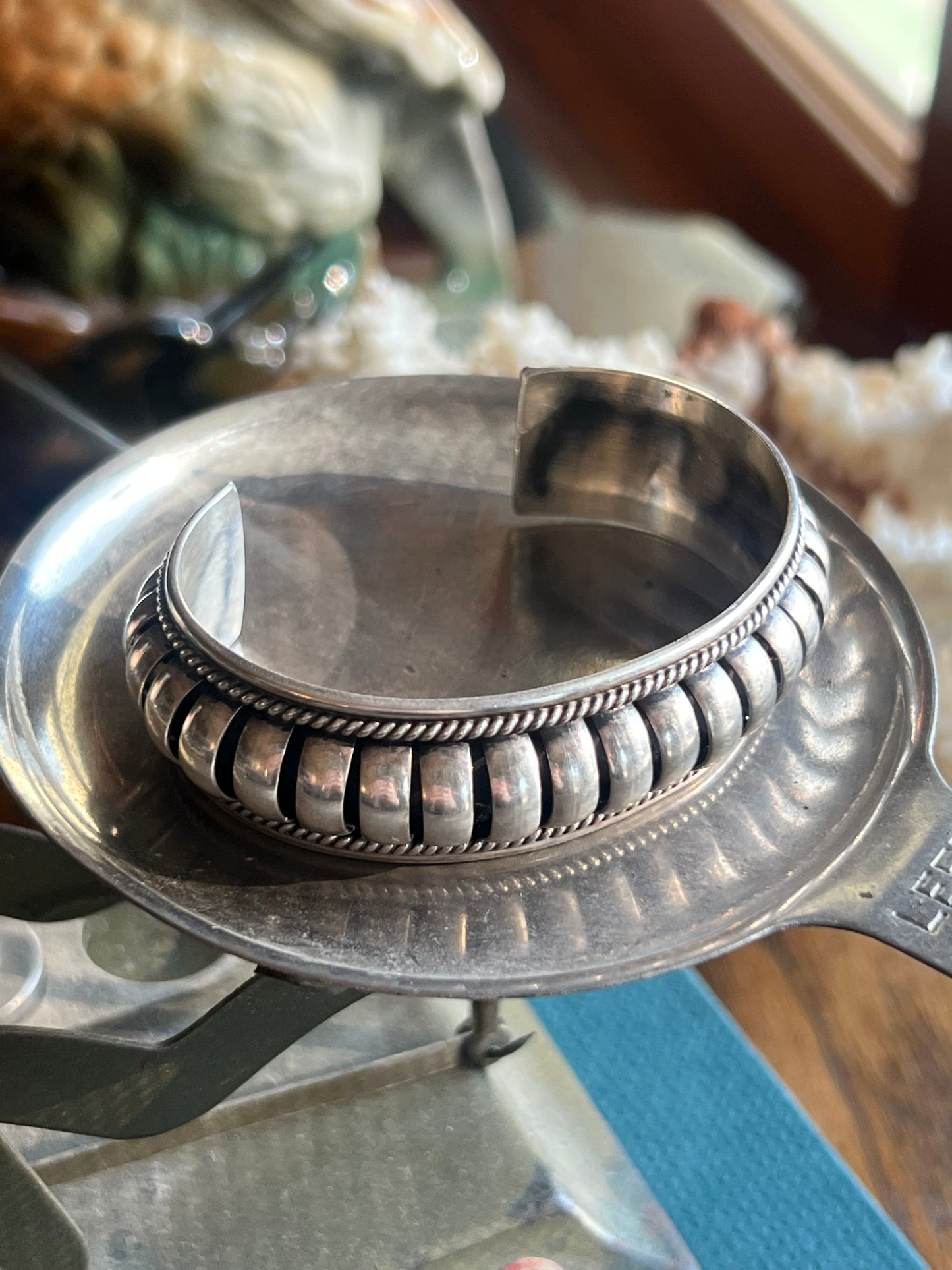 “PA” Sterling Silver Cuff