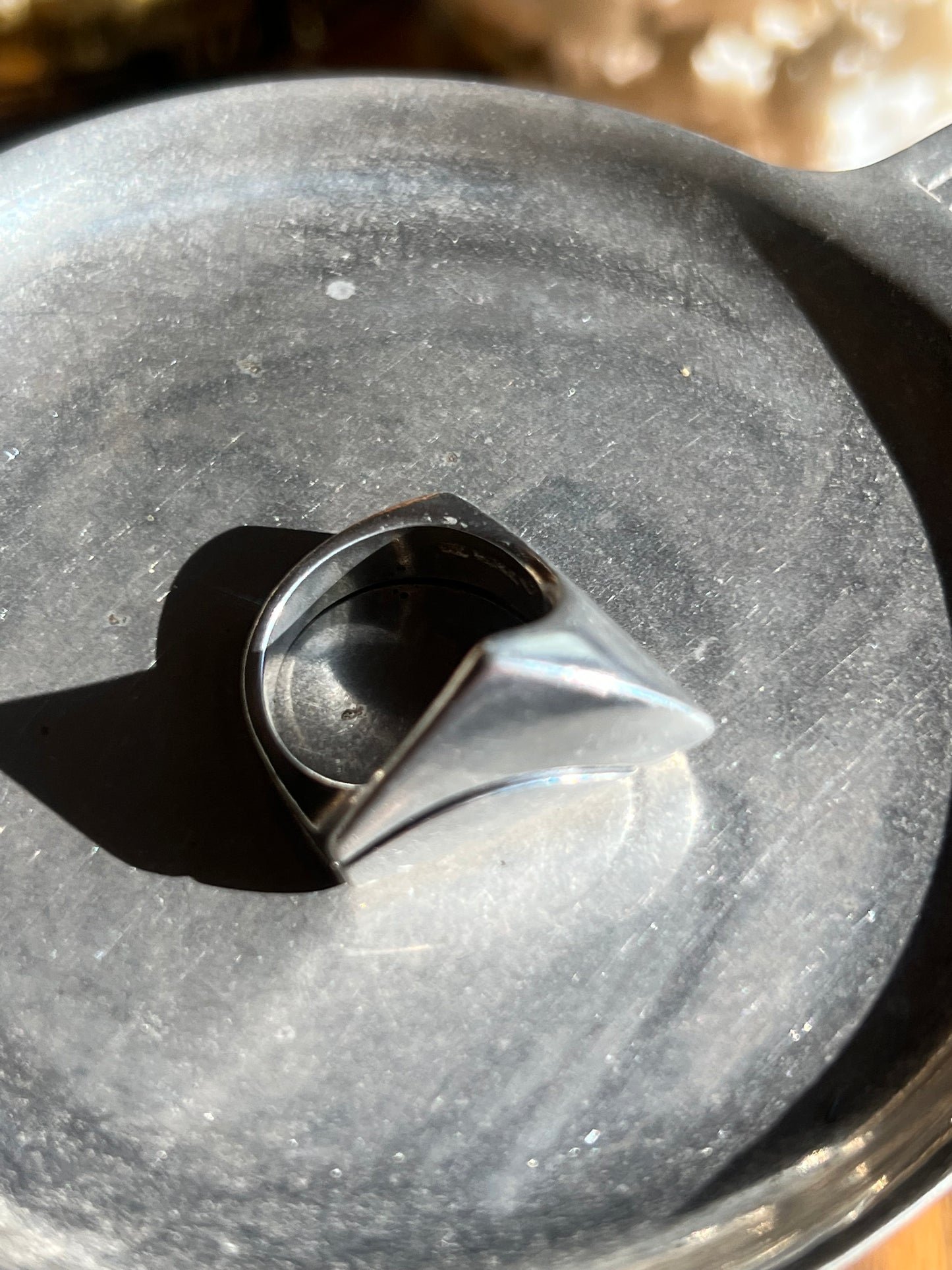 Sterling Silver Unique Shape Ring
