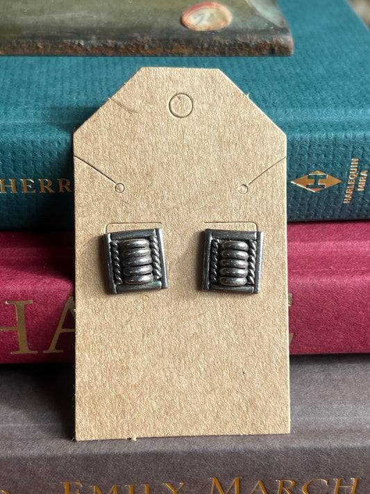 Tom Charley Sterling Silver Post Earrings