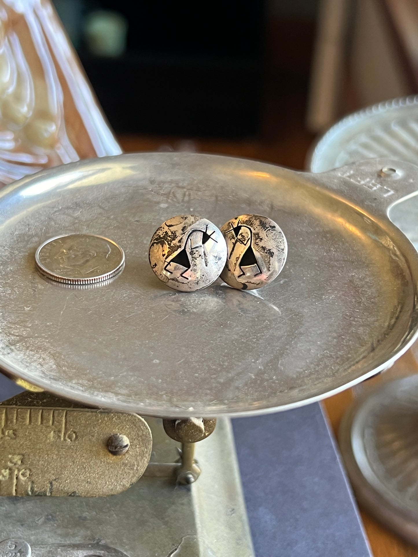 Hopi Overlay Post Earrings
