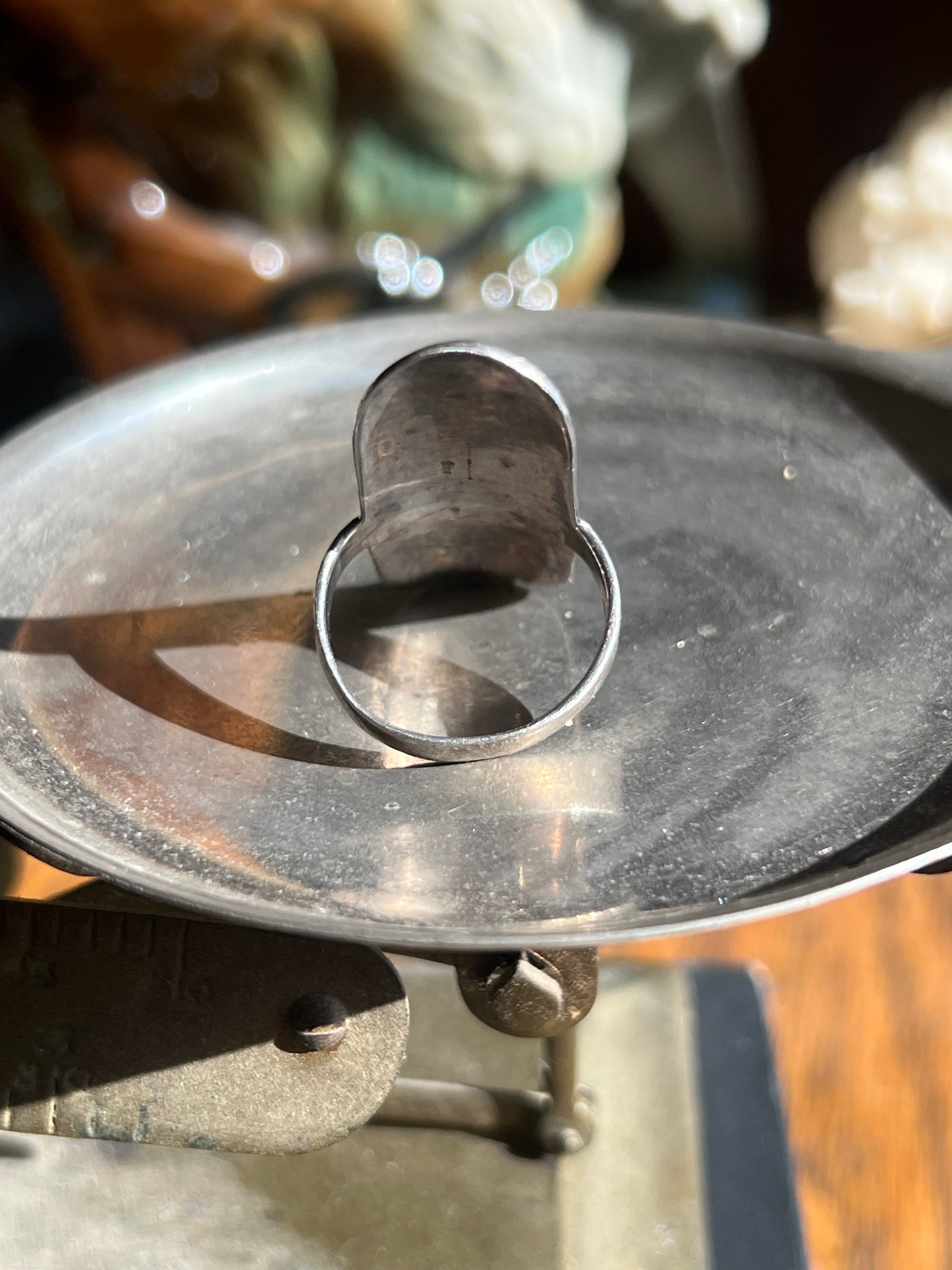 Sterling Silver Shield Ring