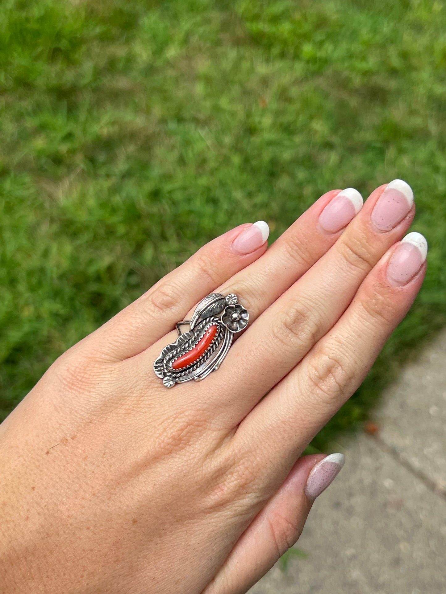 Coral Ring with Beautiful Designs