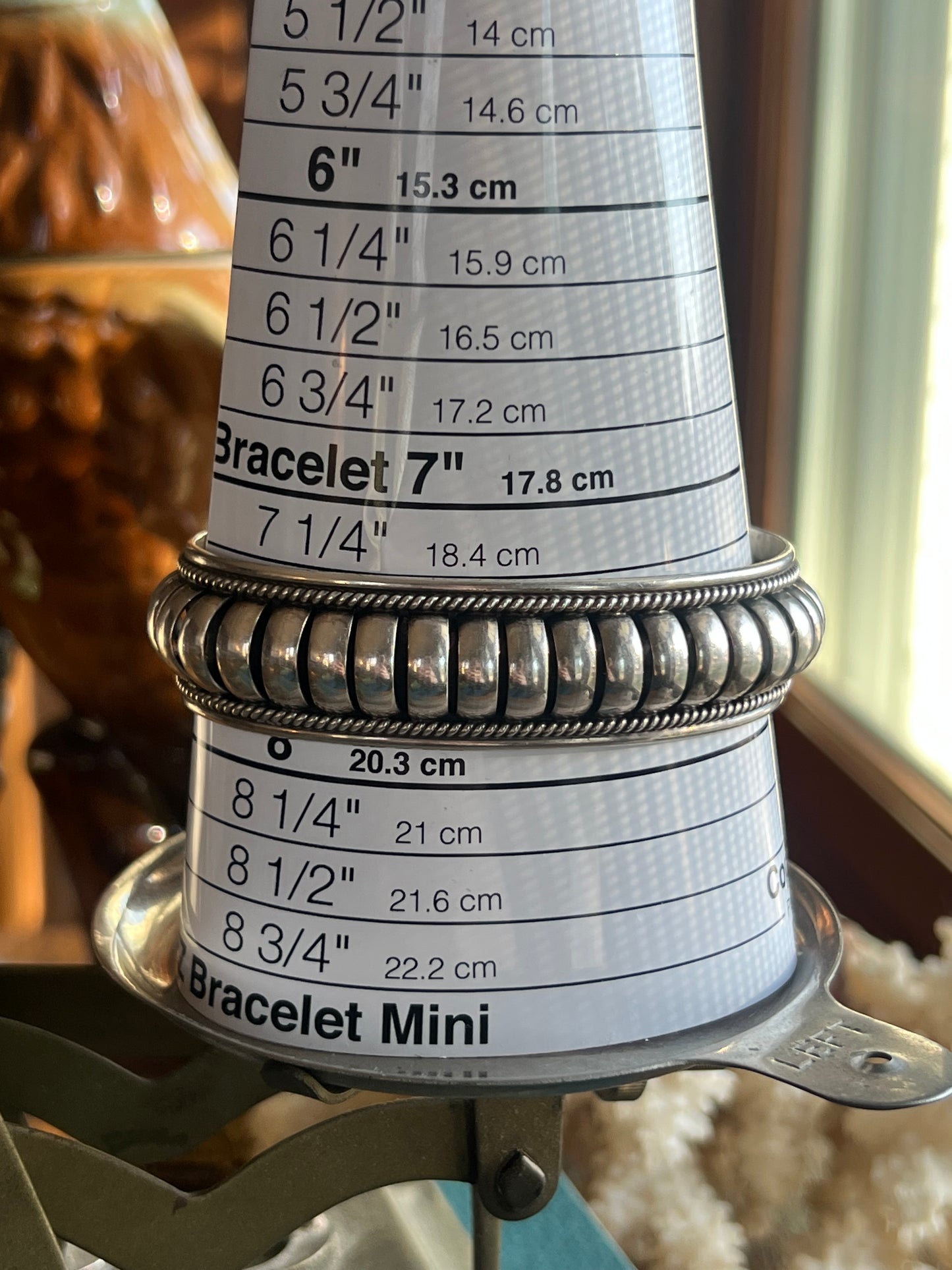 “PA” Sterling Silver Cuff