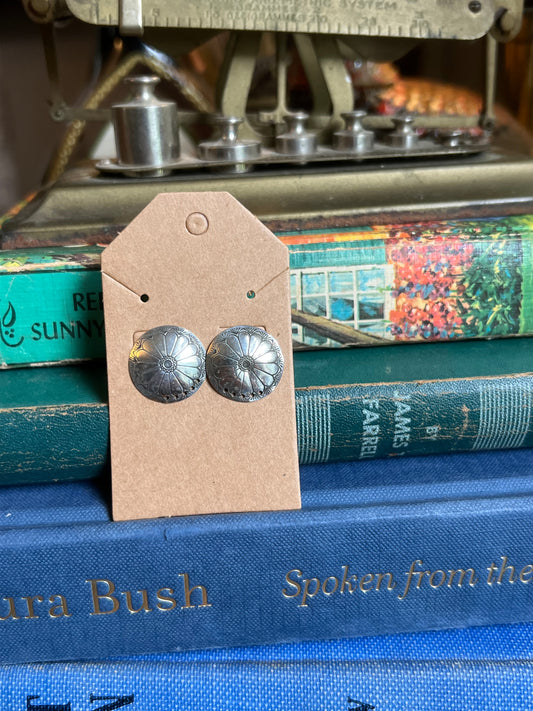 Sterling Silver Conch Post Earrings