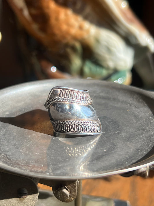 Pawn Silver Spoon Ring