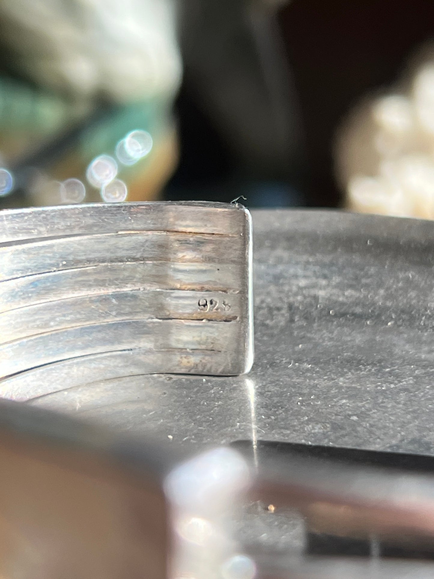 Sterling Silver Mother of Pearl Cuff