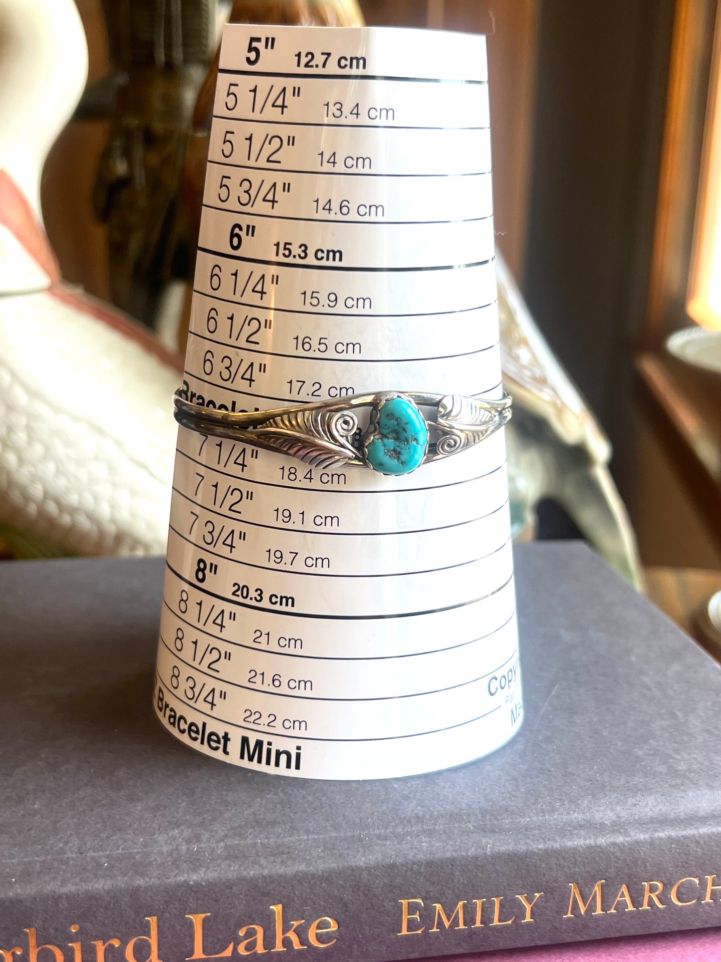 Sterling Silver Kingman Turquoise Cuff