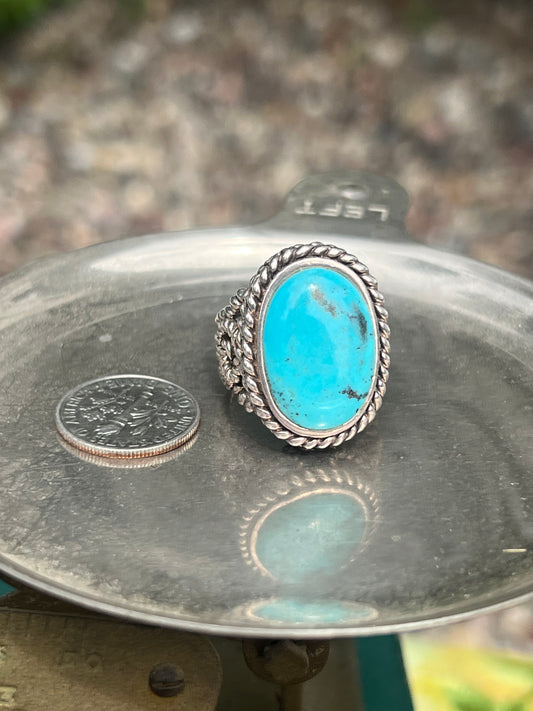 Kingman Turquoise Bezel Ring