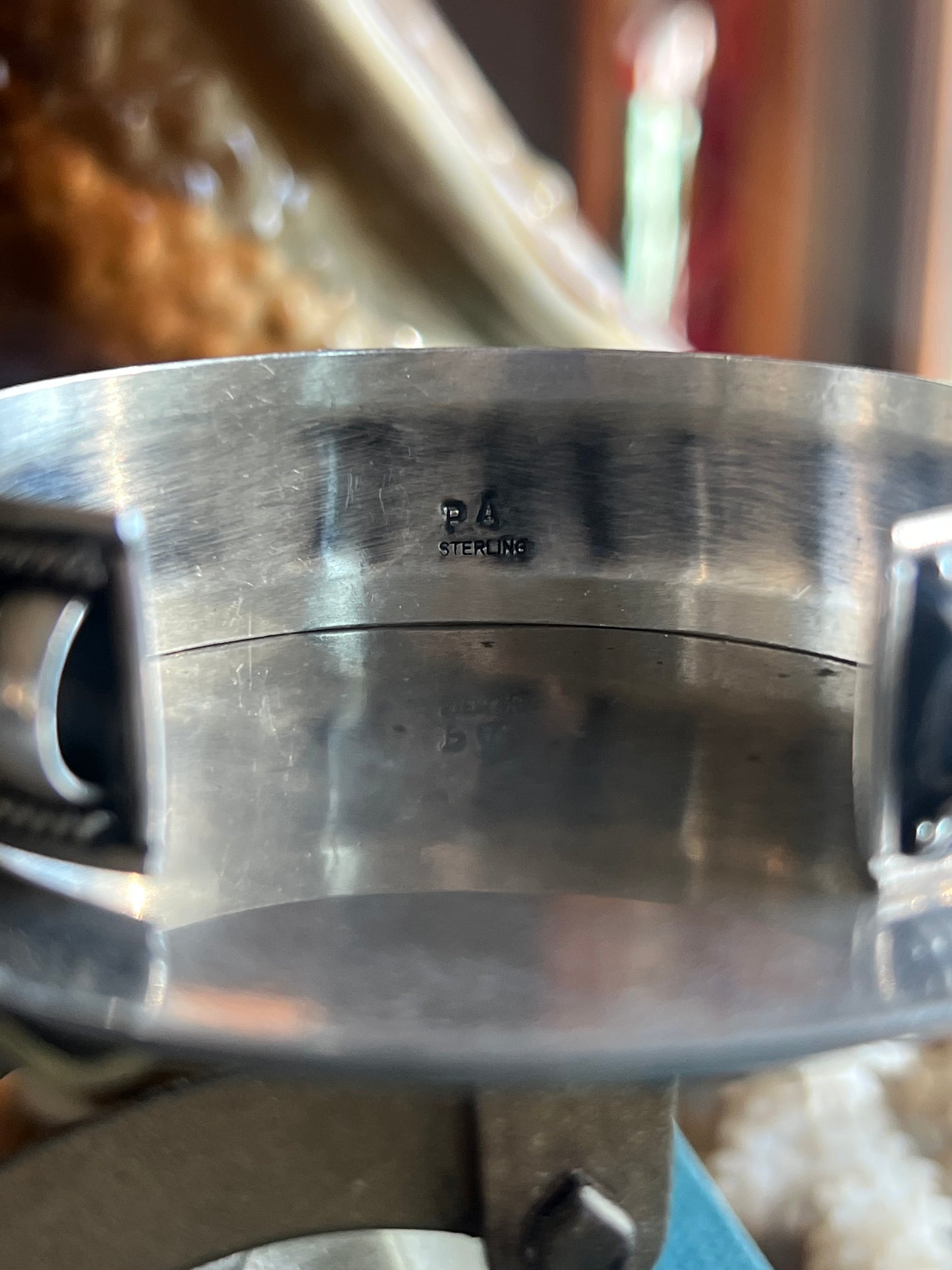 “PA” Sterling Silver Cuff