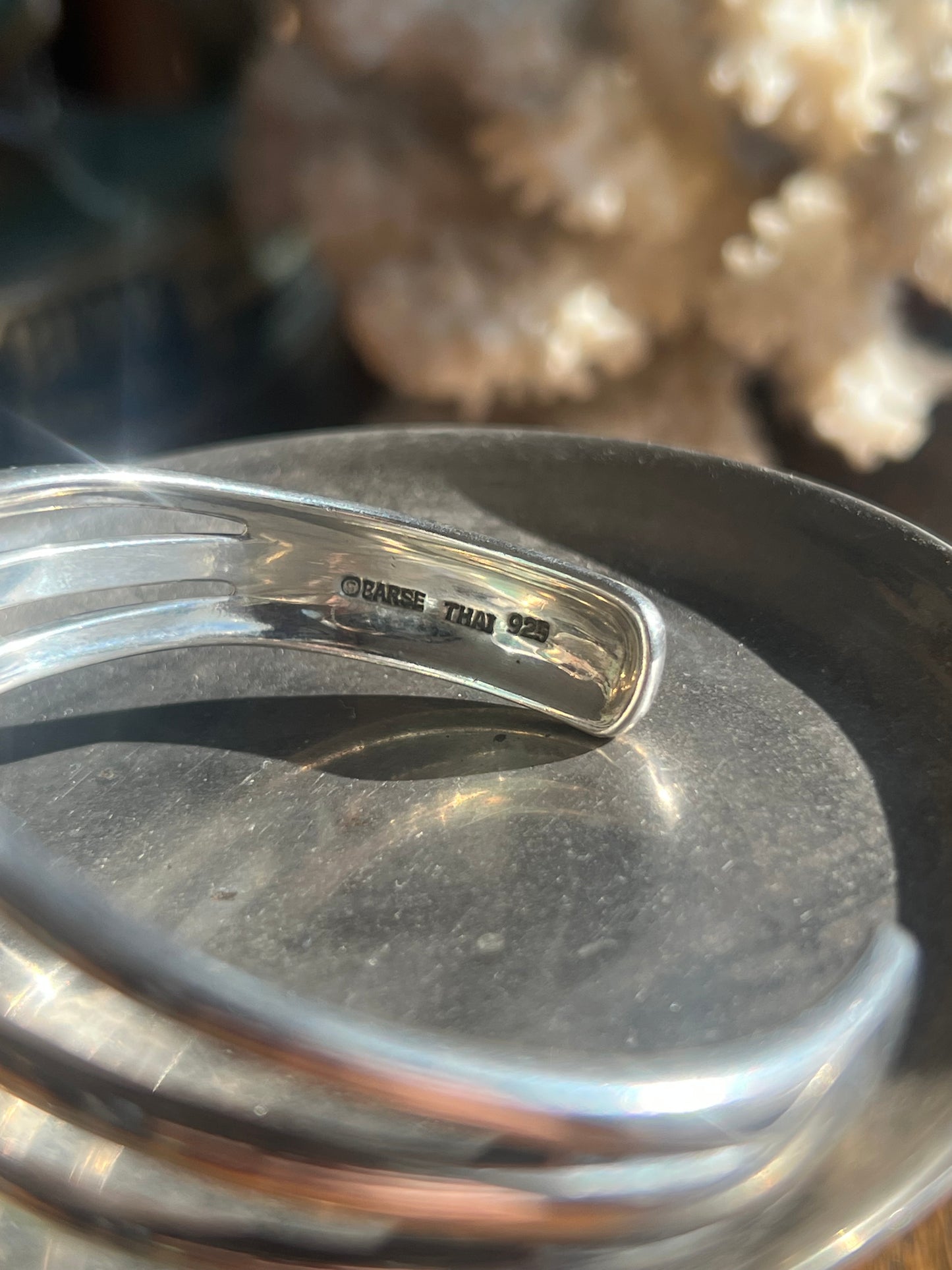 Cabochon Turquoise Sterling Silver Cuff
