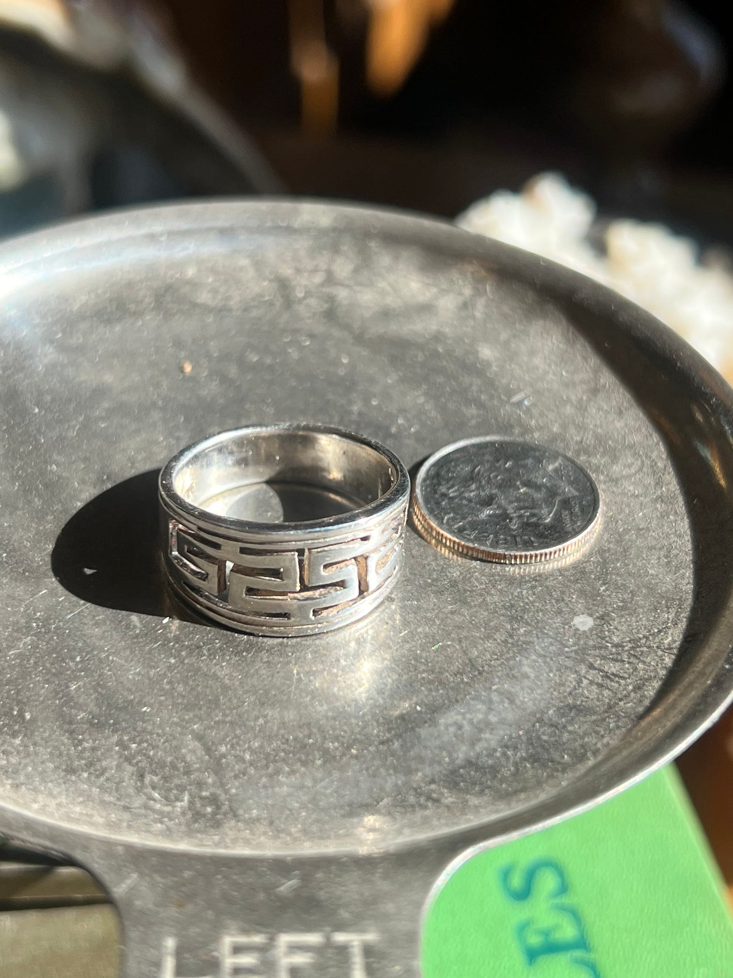 Sterling Silver Detailed Ring