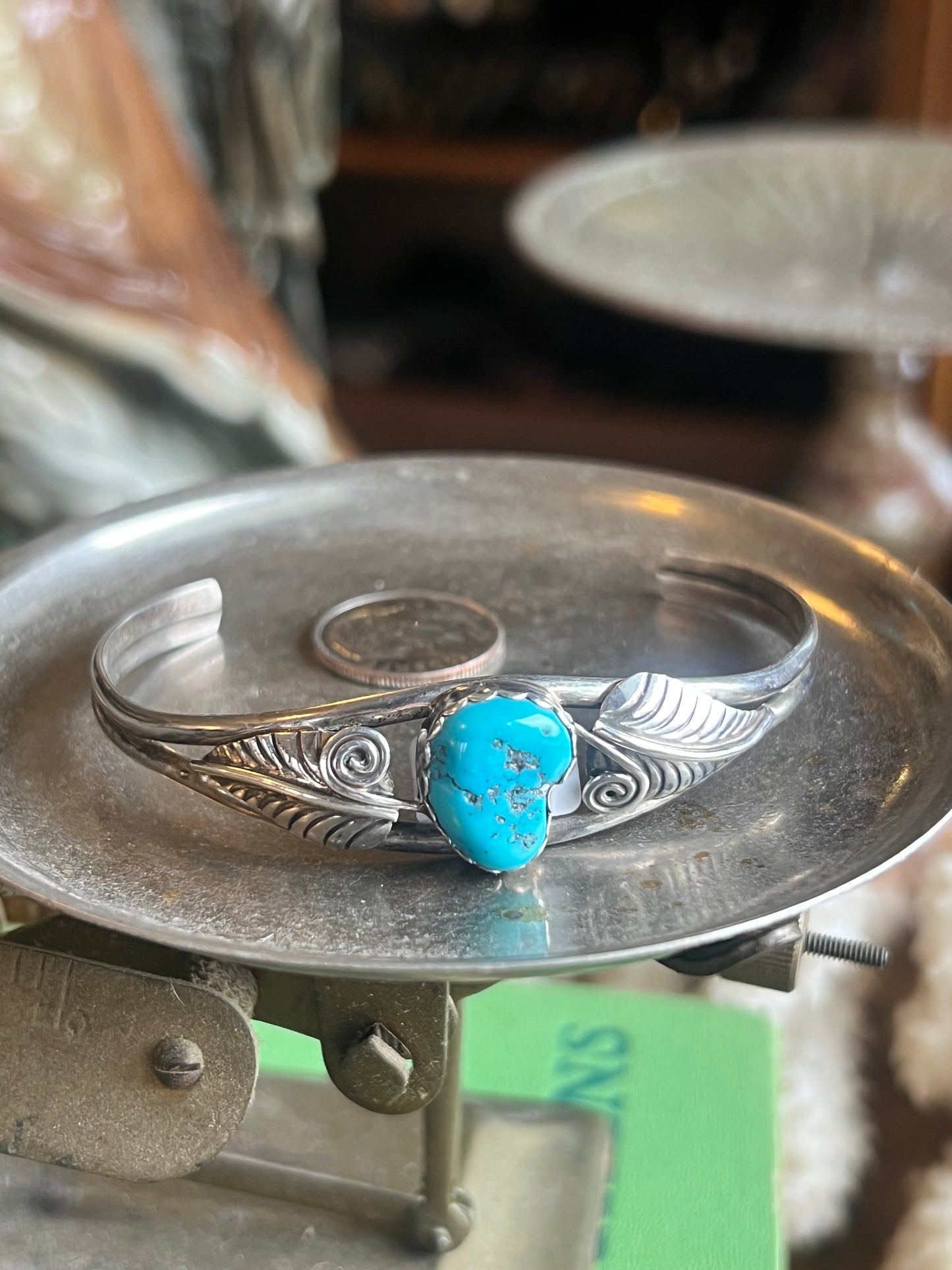 Sterling Silver Kingman Turquoise Cuff