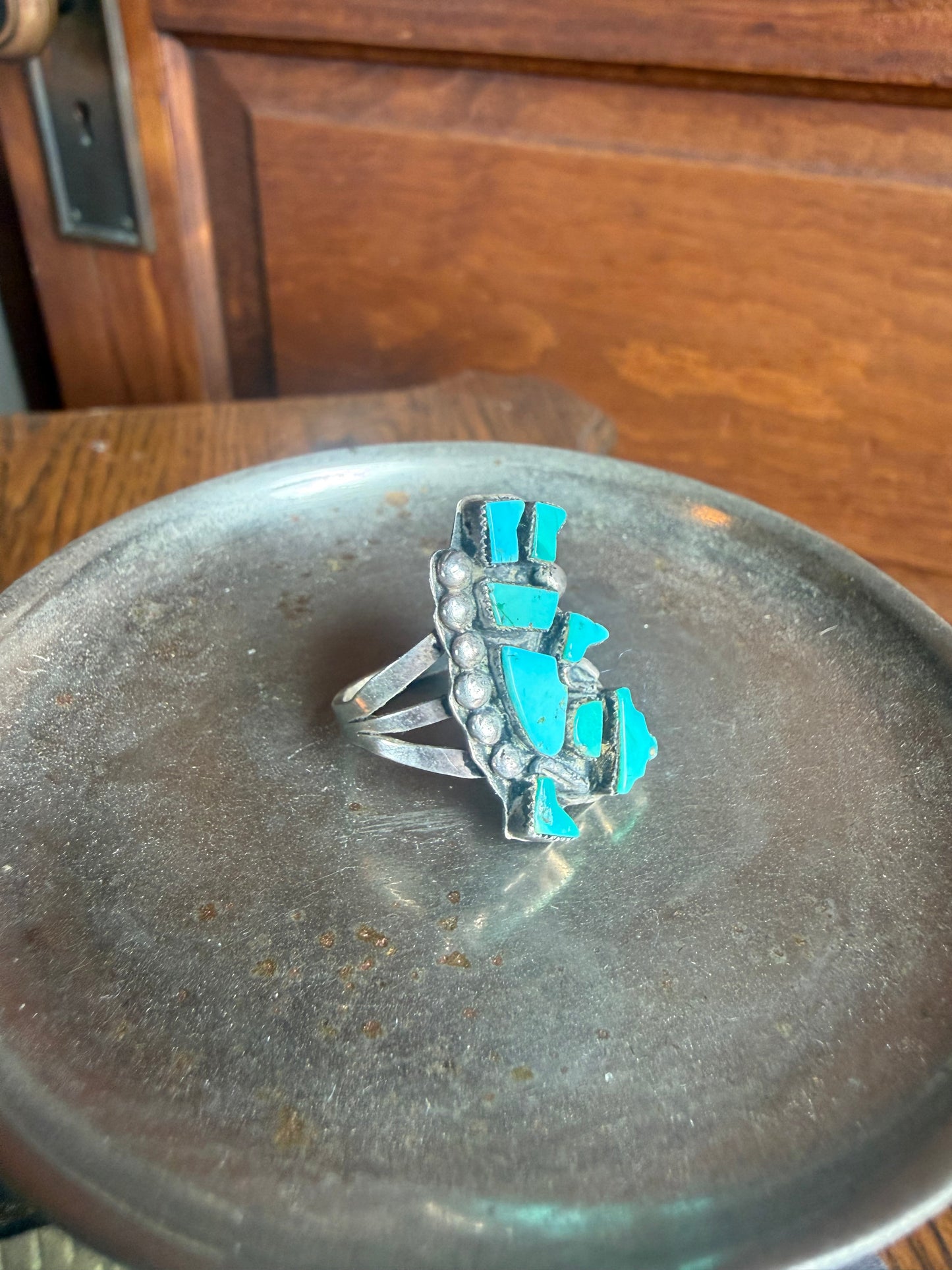 Turquoise Cluster Ring