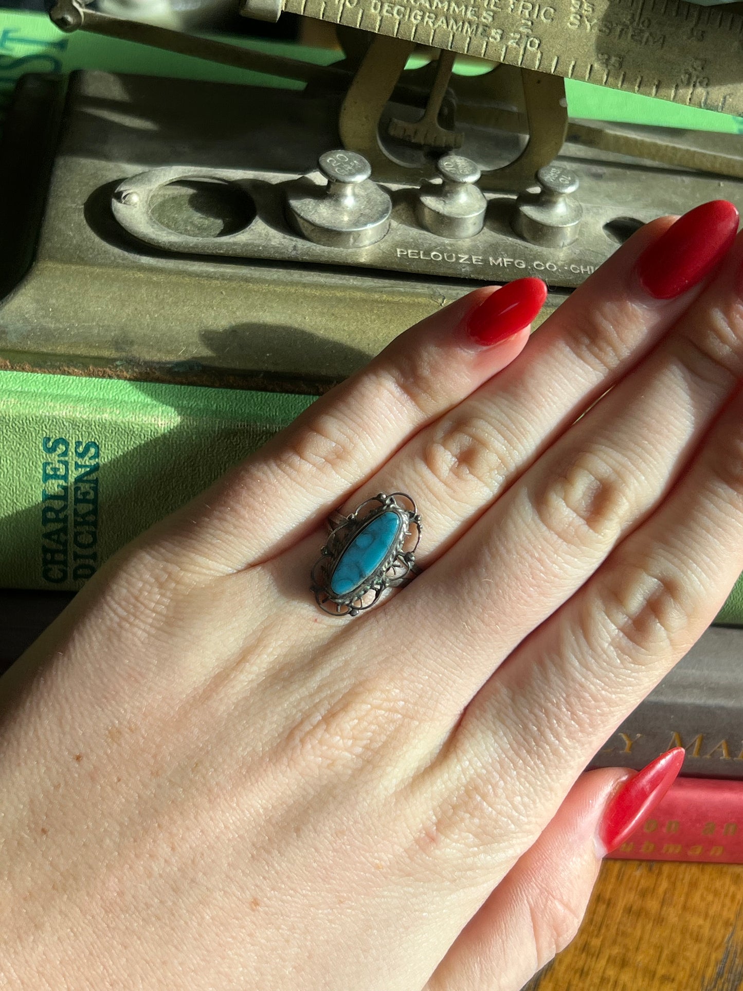 Smokey Valley Turquoise Ring