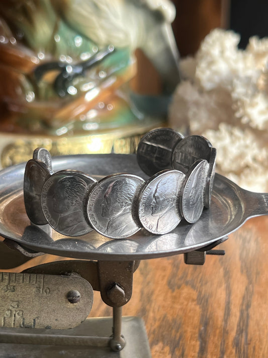In God We Trust Jefferson Coin Cuff