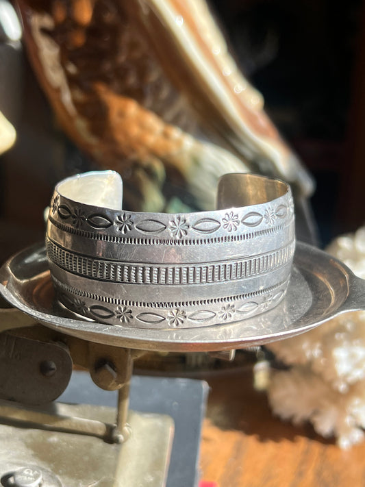 Pawn Sterling Silver Cuff