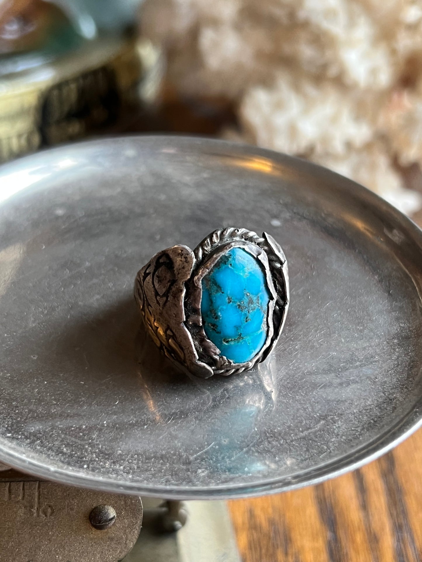 Old Pawn San Bernardino Turquoise Ring