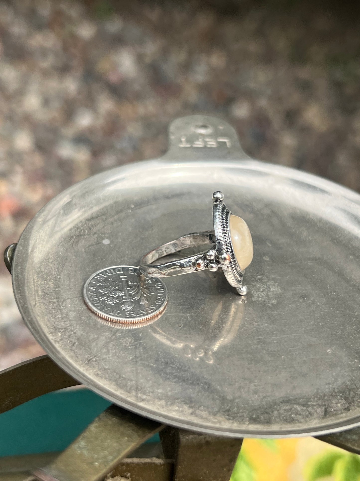 Opaque Stone Vintage Ring
