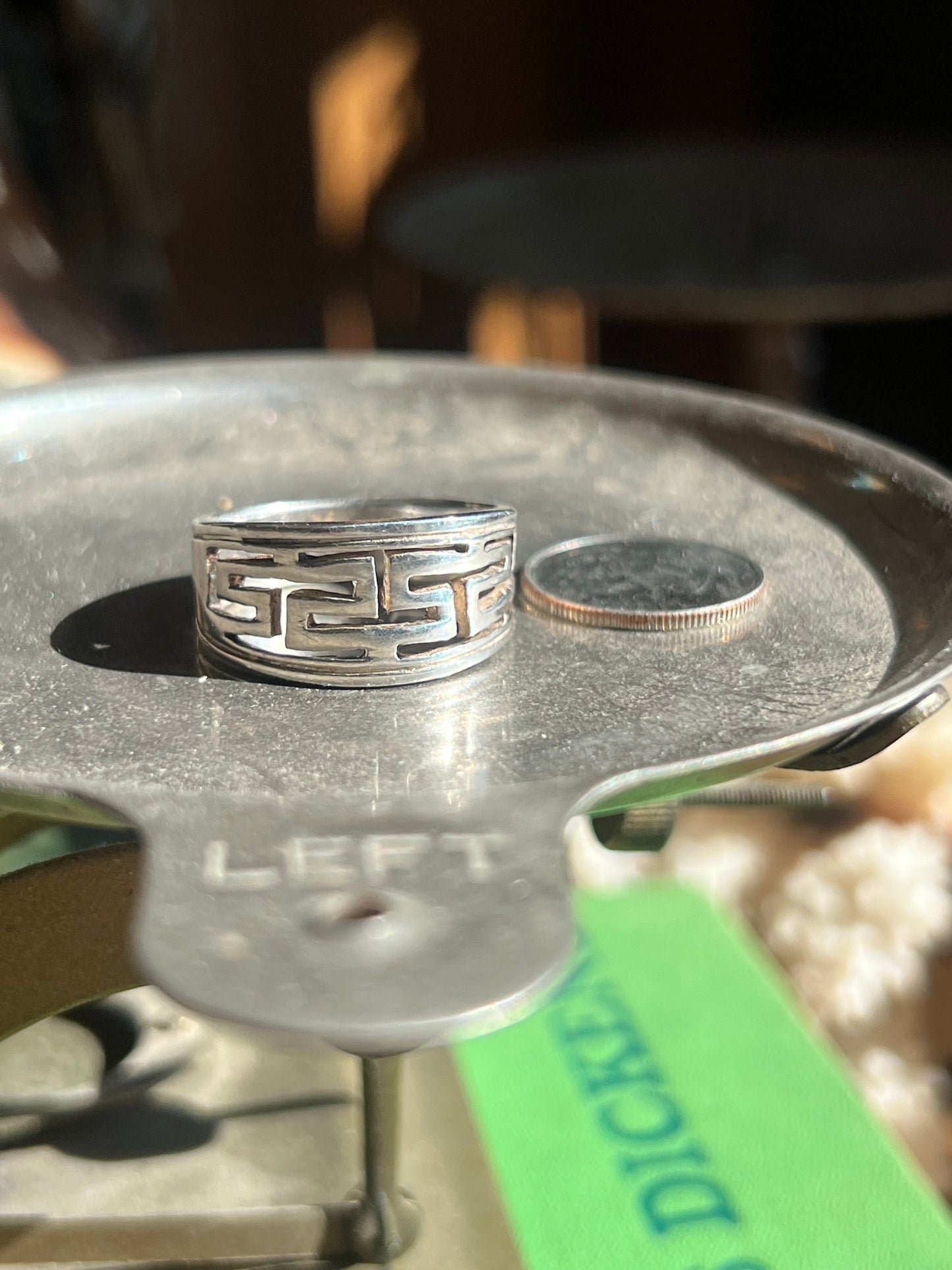 Sterling Silver Detailed Ring