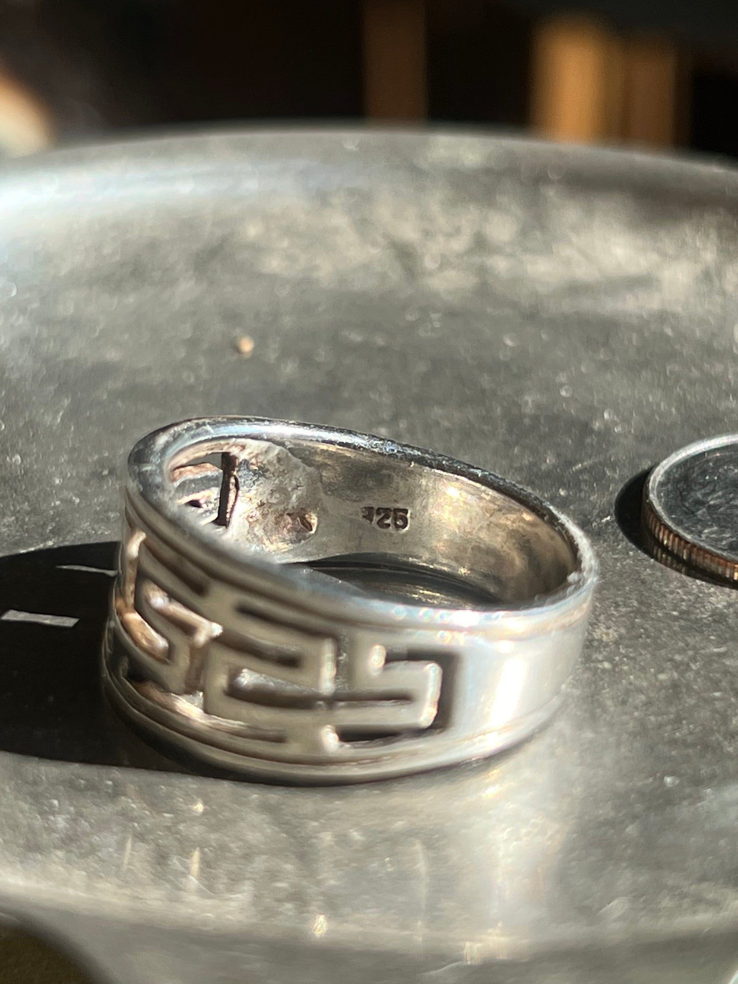 Sterling Silver Detailed Ring