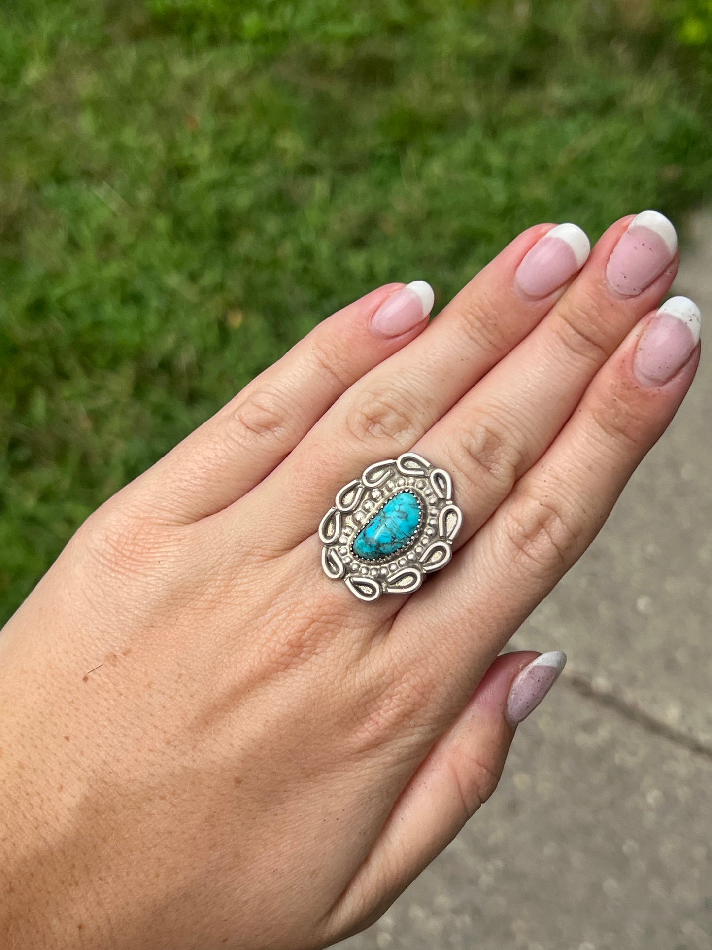 Kingman Turquoise Stone Ring