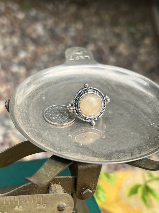 Opaque Stone Vintage Ring