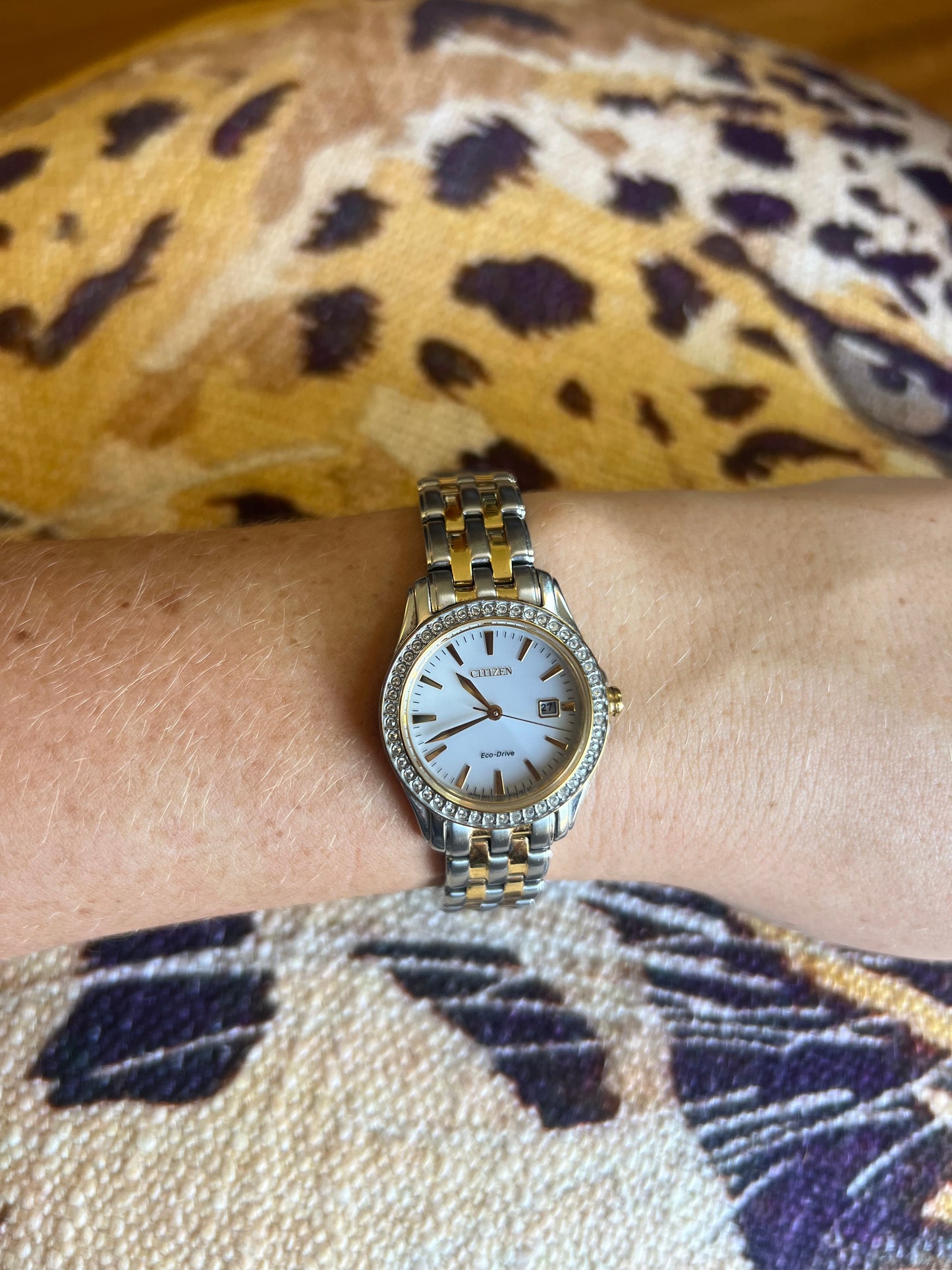 Citizen Two Tone Crystal Watch