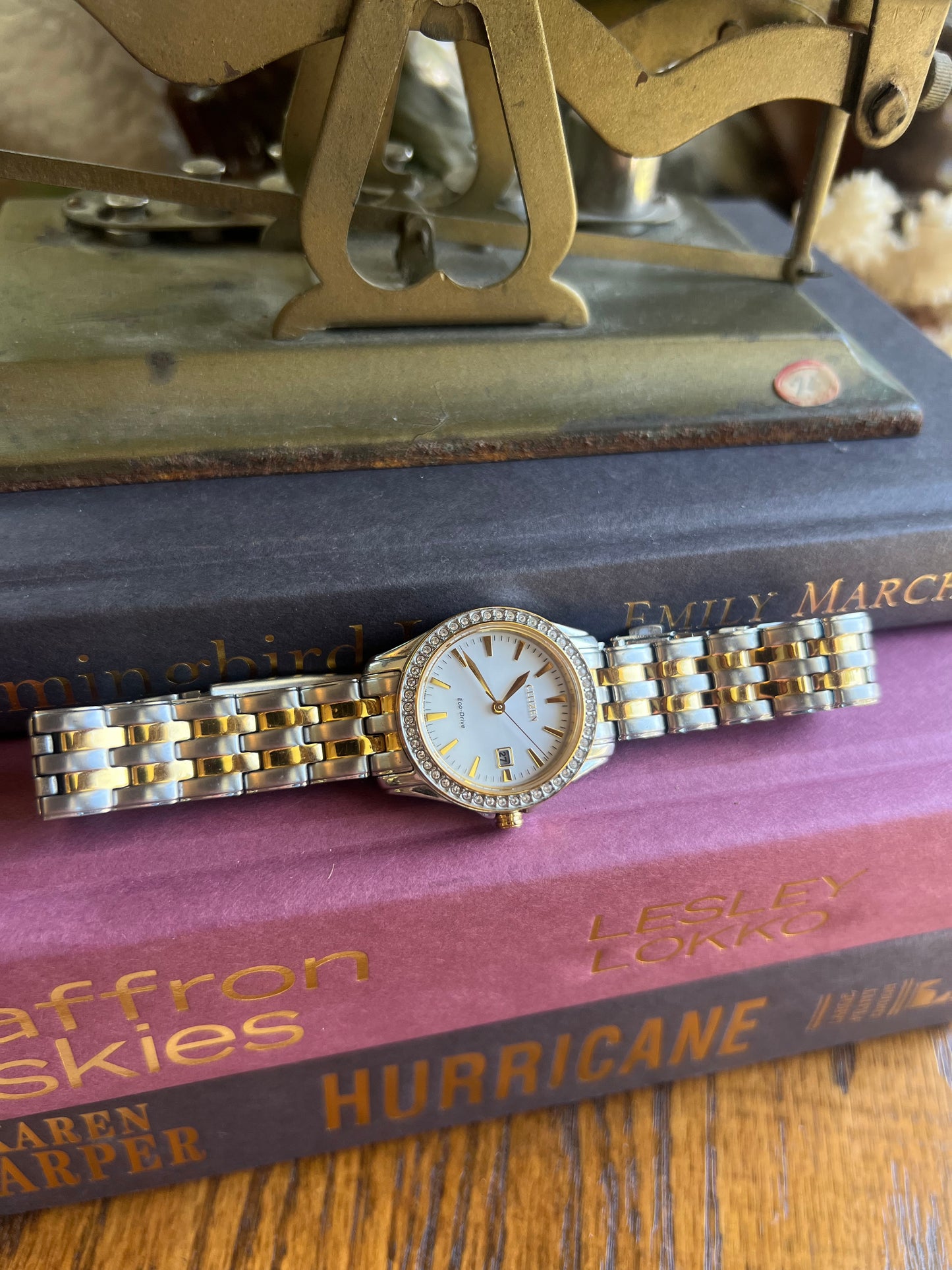 Citizen Two Tone Crystal Watch