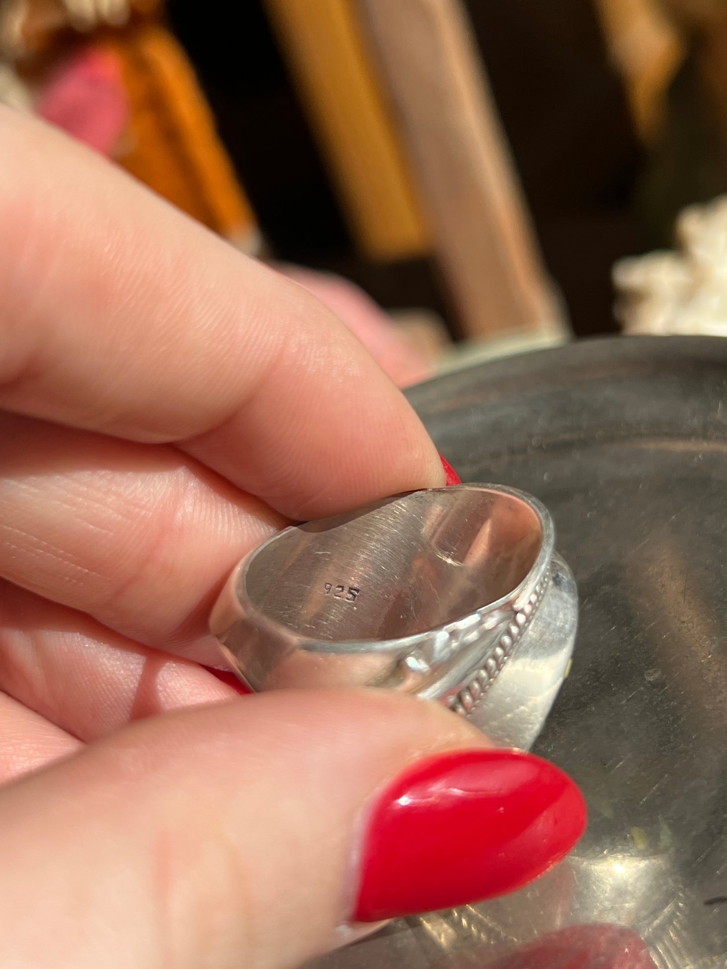 Carico Lake Turquoise Sterling Silver Ring