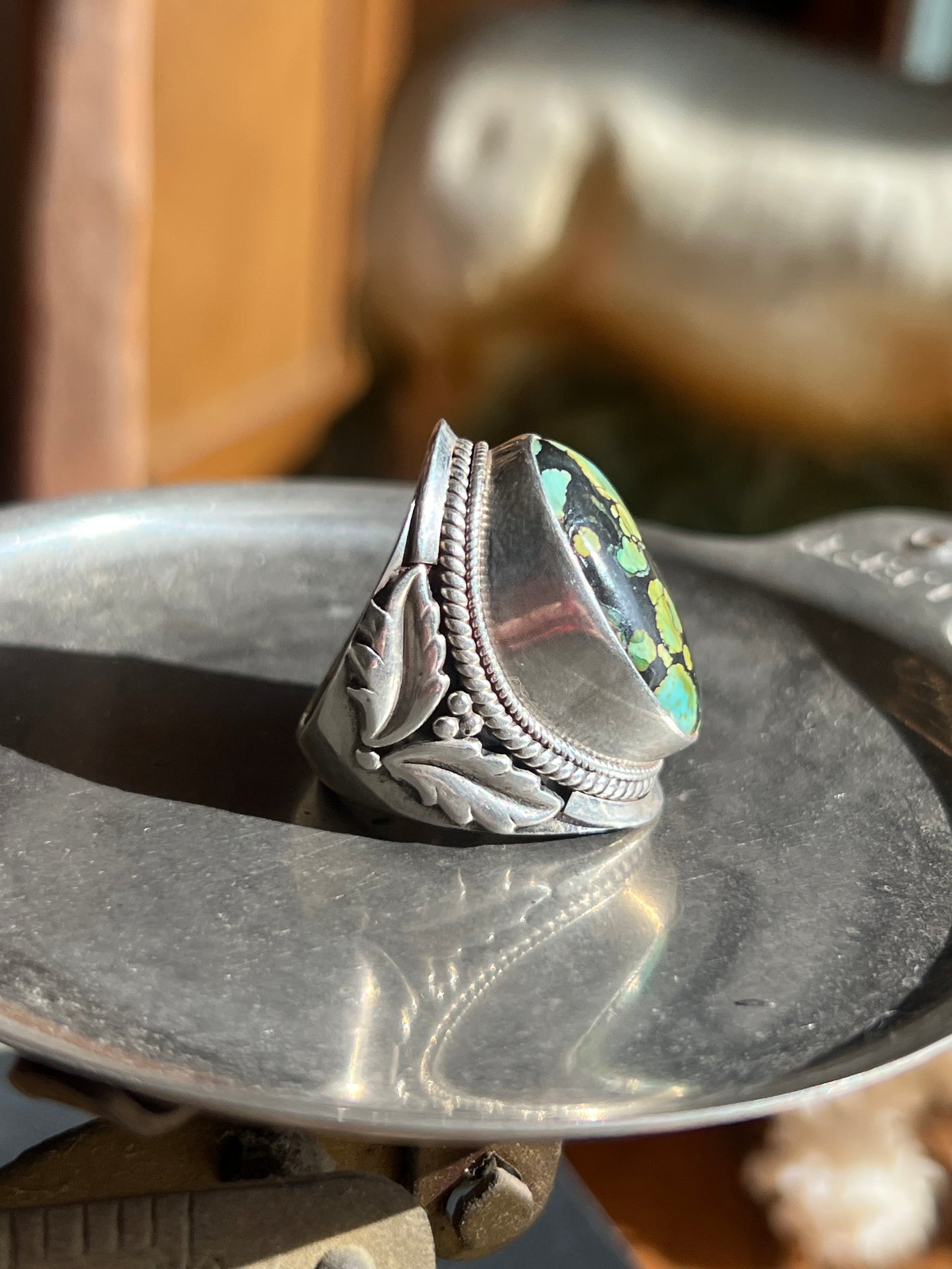 Carico Lake Turquoise Sterling Silver Ring
