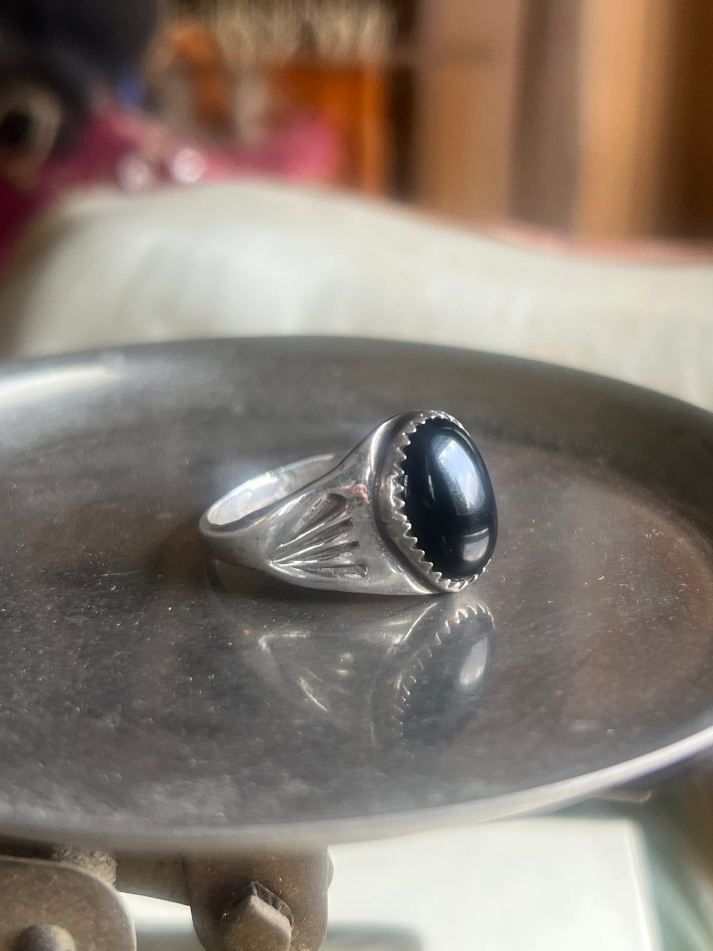 Sterling Silver Black Onyx Ring
