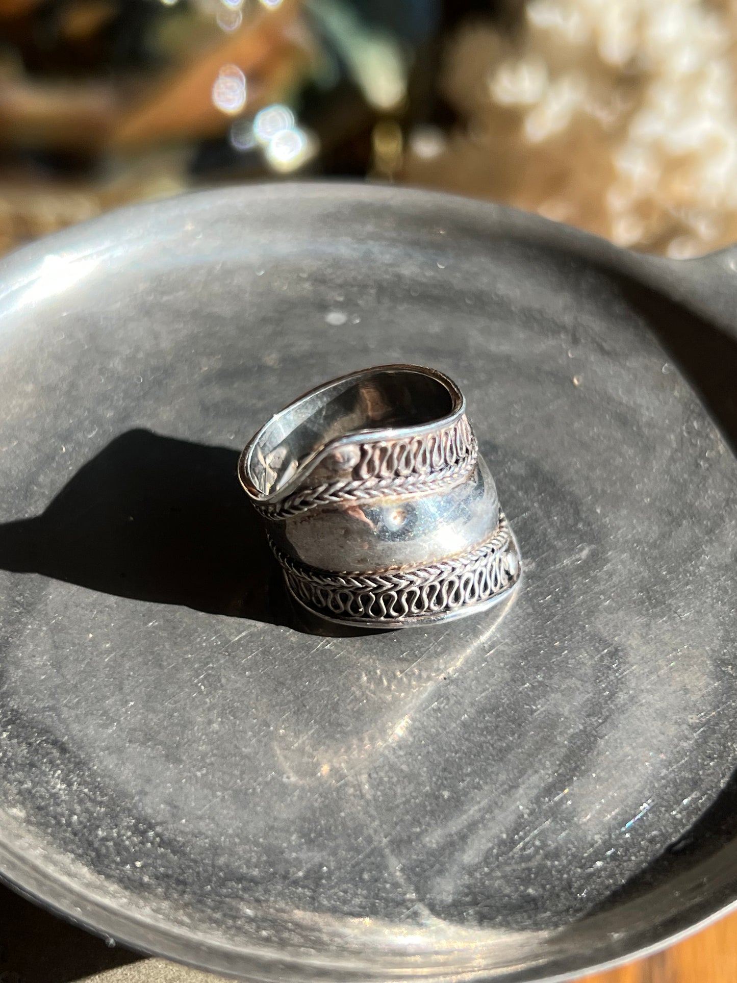 Pawn Silver Spoon Ring