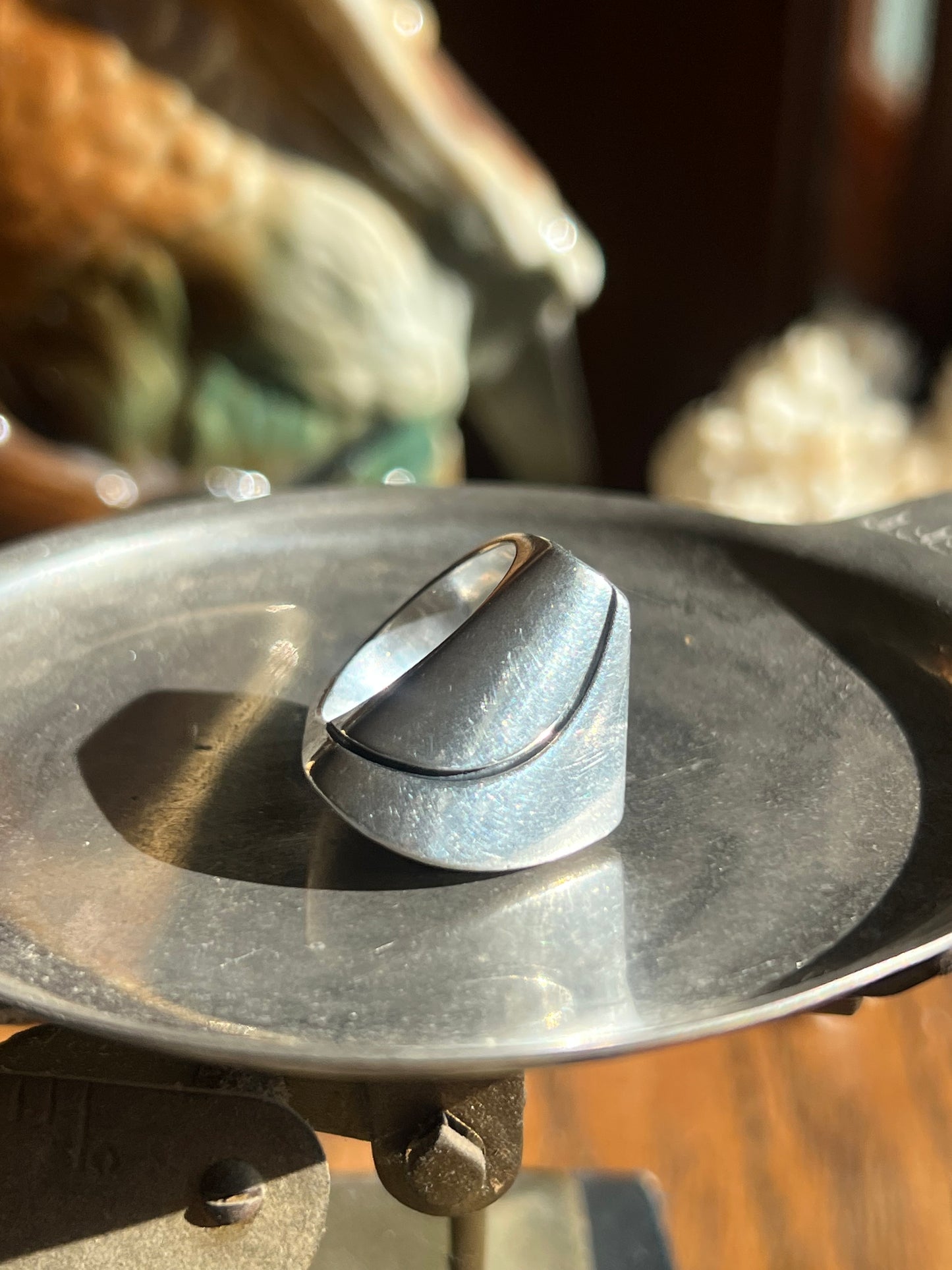 Sterling Silver Unique Shape Ring