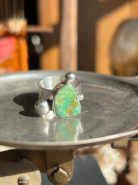 Santa Rita Turquoise Sterling Silver Ring