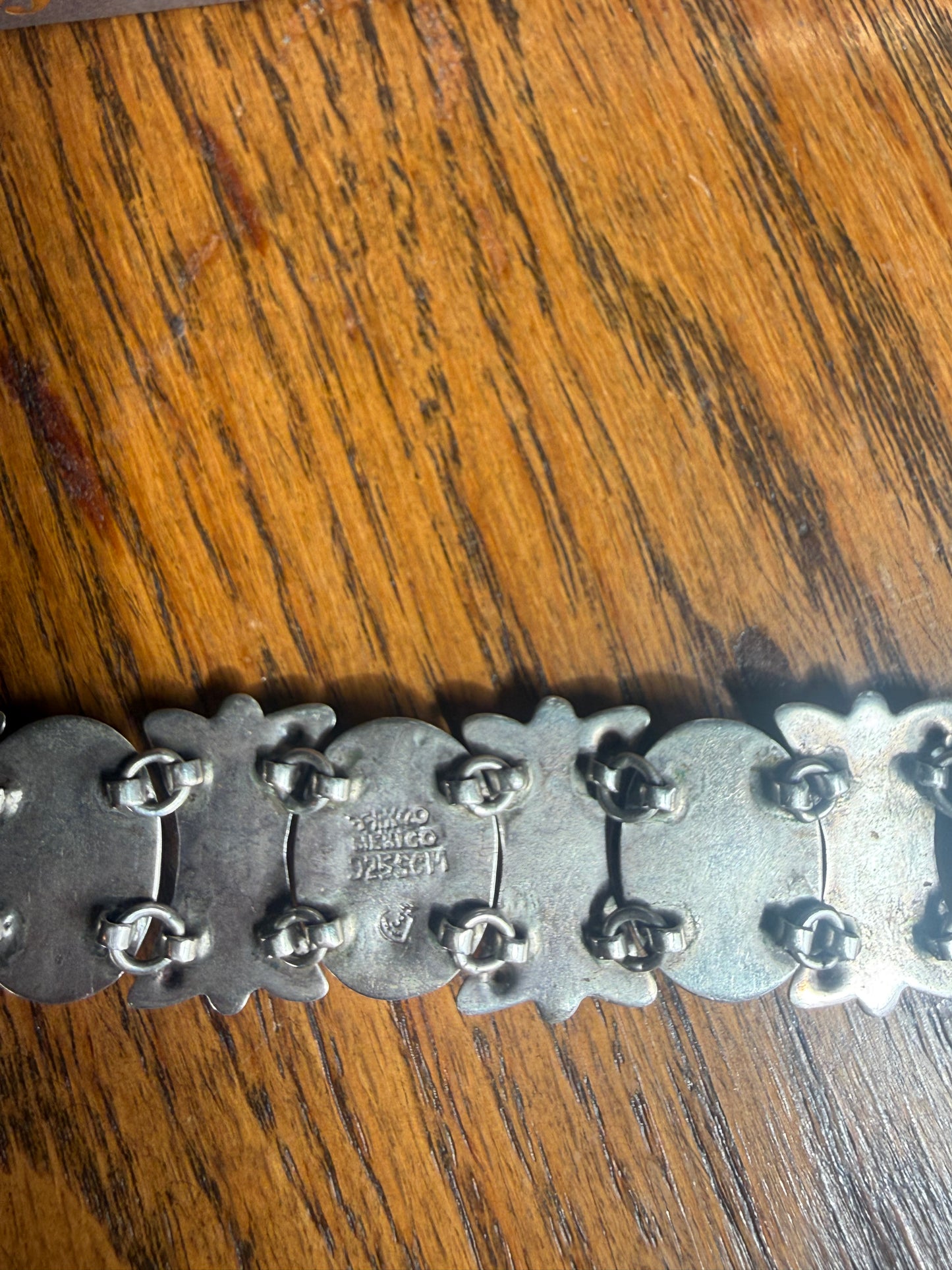 Multi Stone Sterling Silver Bracelet