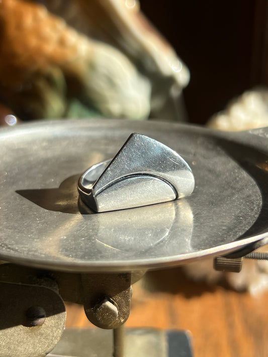 Sterling Silver Unique Shape Ring