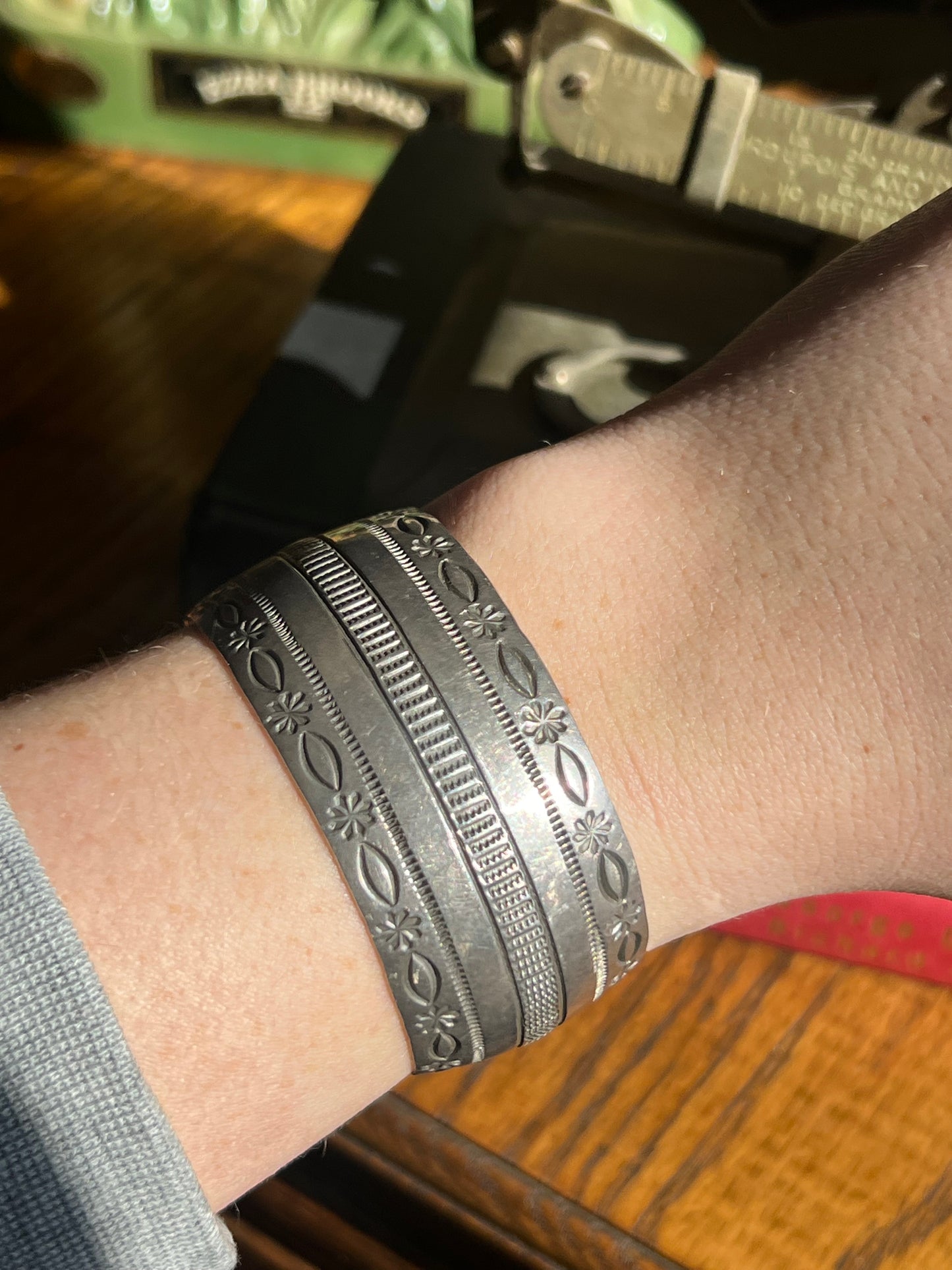 Pawn Sterling Silver Cuff