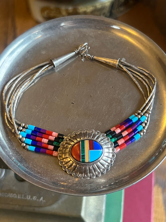 Multi Color Beaded Bracelet