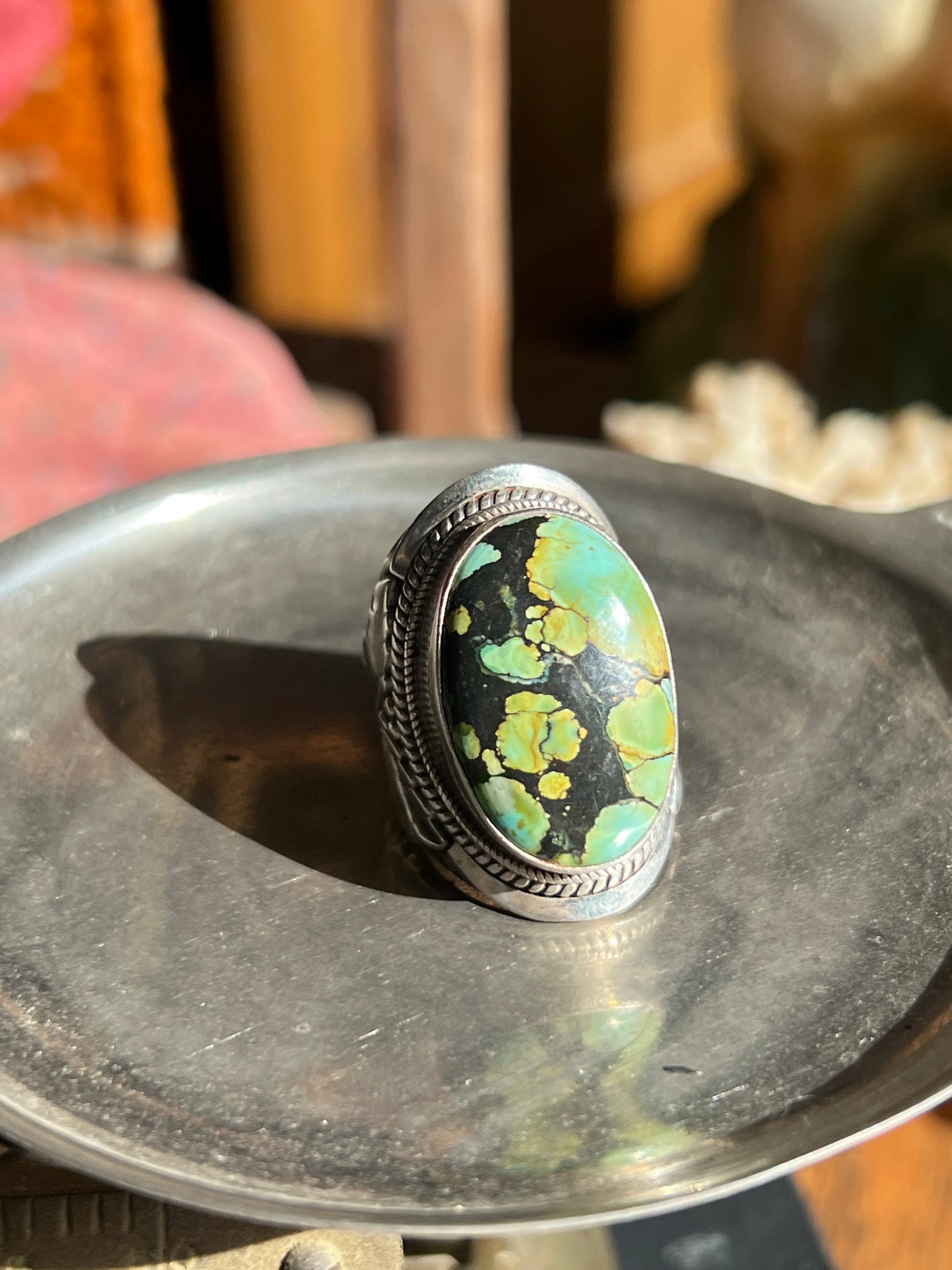 Carico Lake Turquoise Sterling Silver Ring