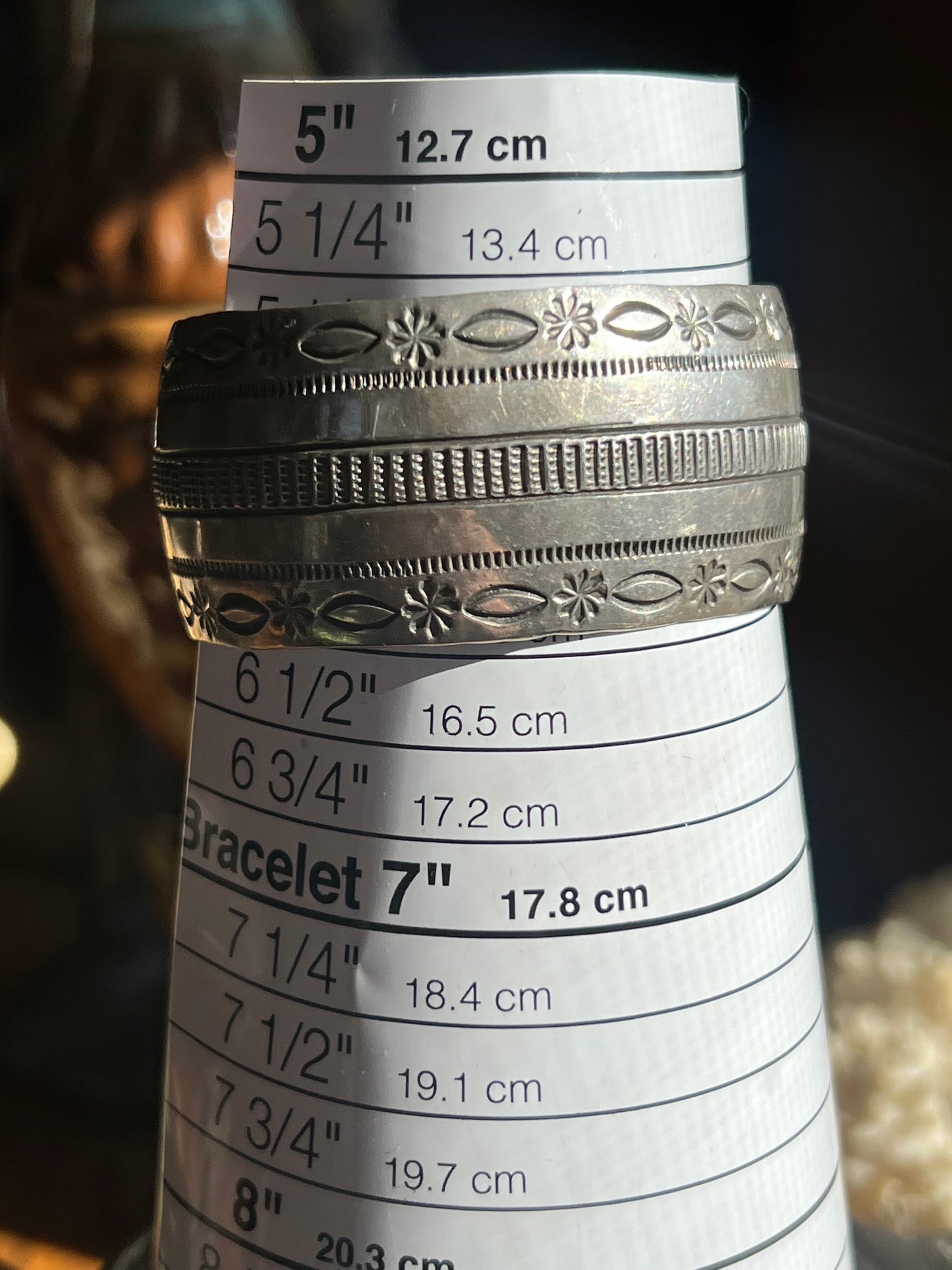 Pawn Sterling Silver Cuff